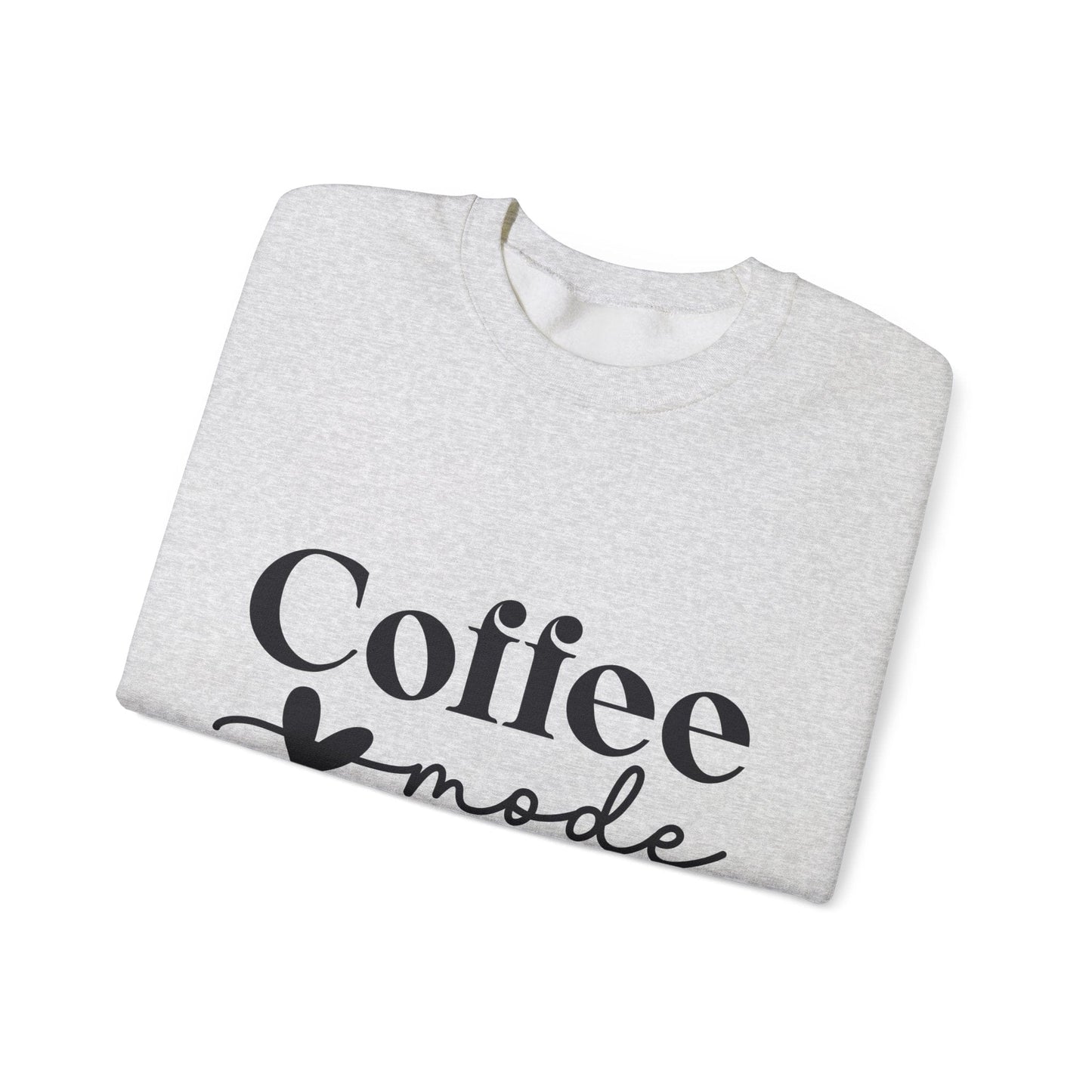 Ink and Charms Designs Sweatshirt Coffee Mode Heavy Blend Crewneck Sweatshirt