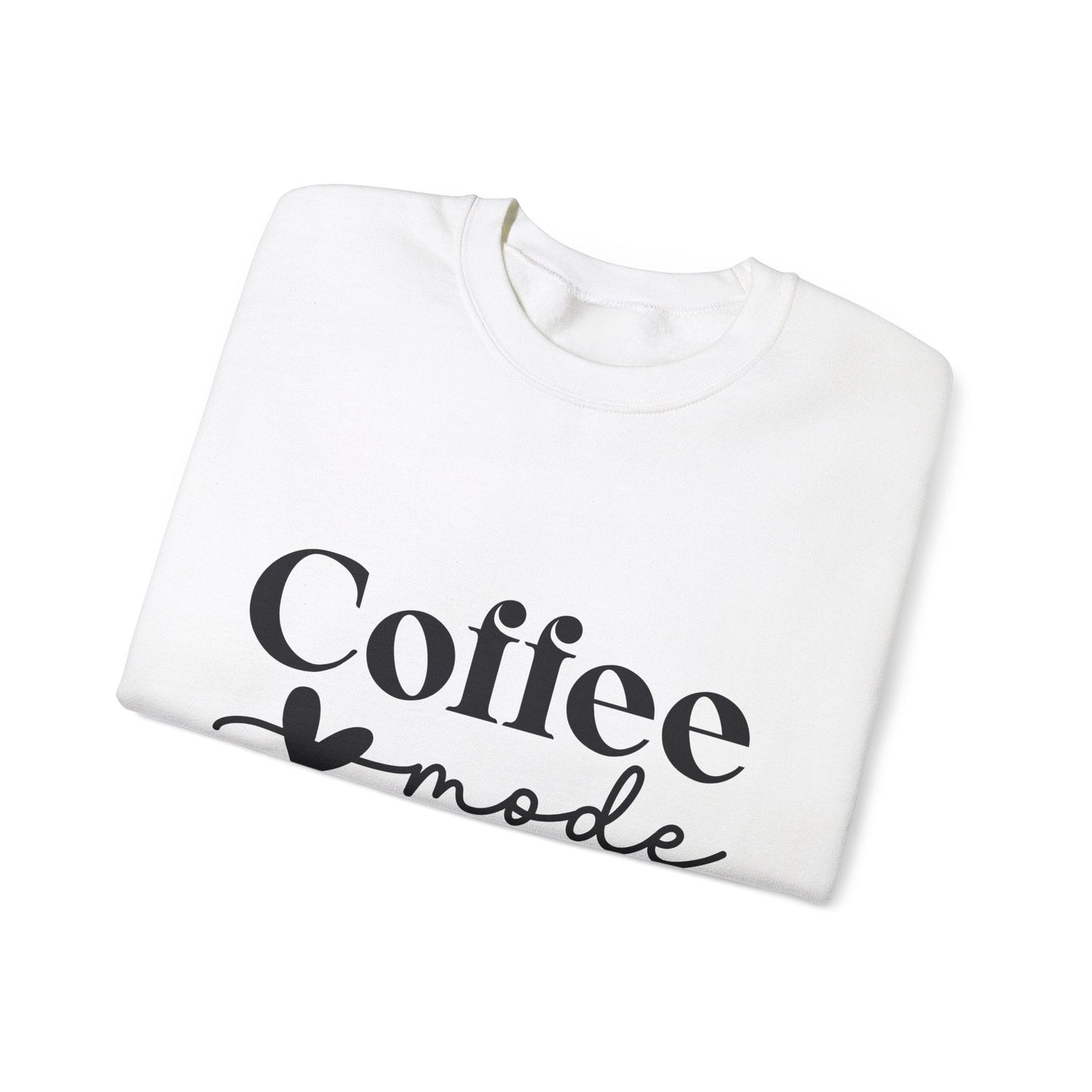 Ink and Charms Designs Sweatshirt Coffee Mode Heavy Blend Crewneck Sweatshirt