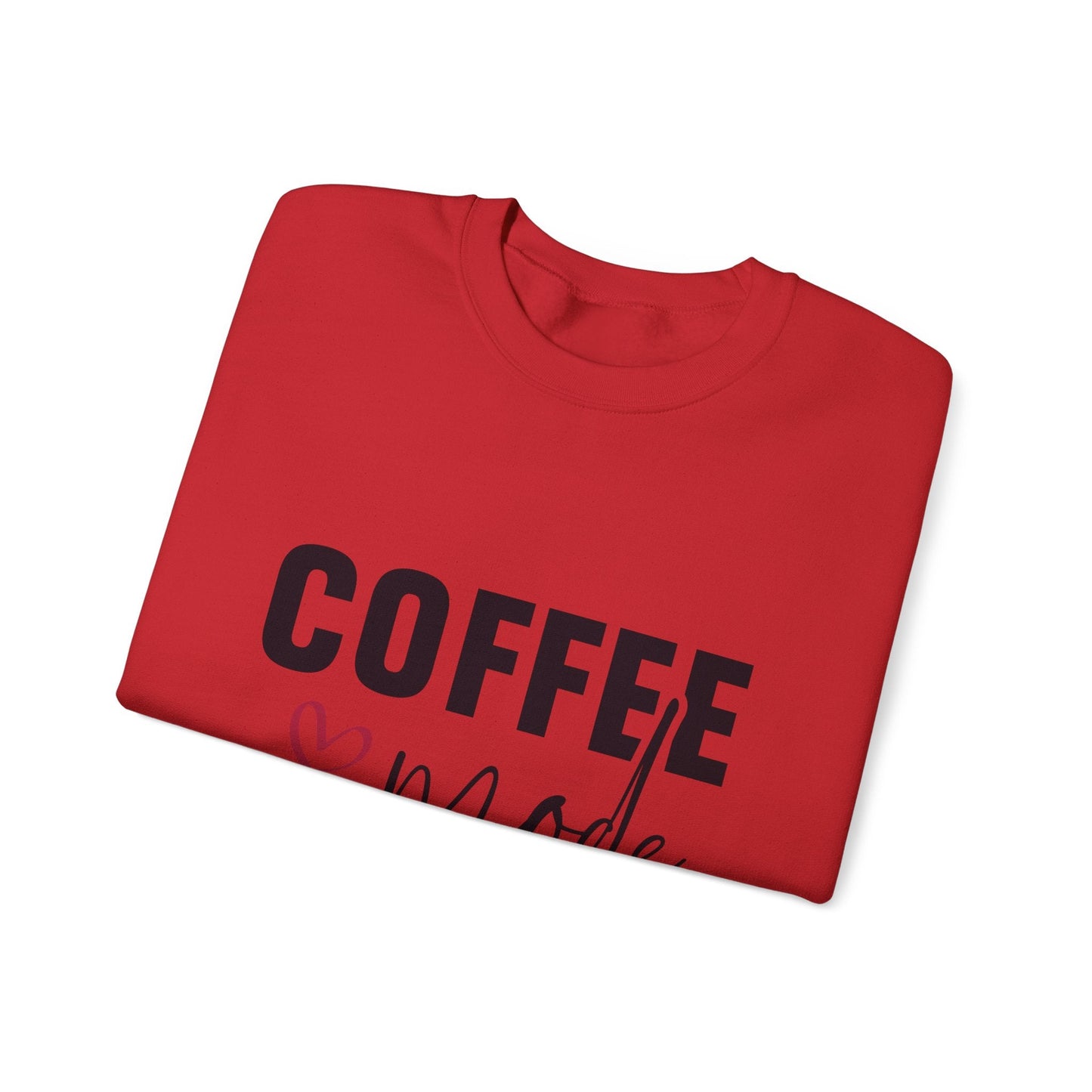 Ink and Charms Designs Sweatshirt Coffee Mode Heavy Blend Crewneck Sweatshirt