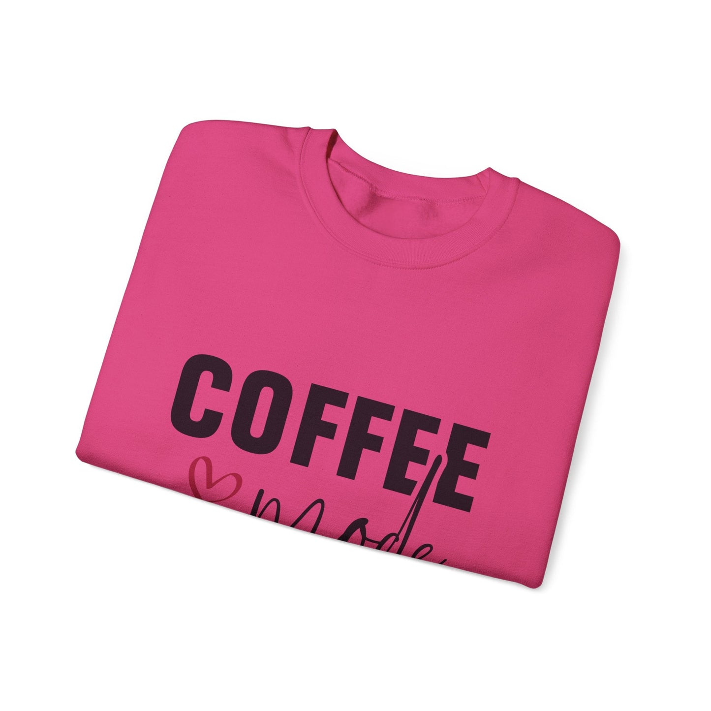 Ink and Charms Designs Sweatshirt Coffee Mode Heavy Blend Crewneck Sweatshirt