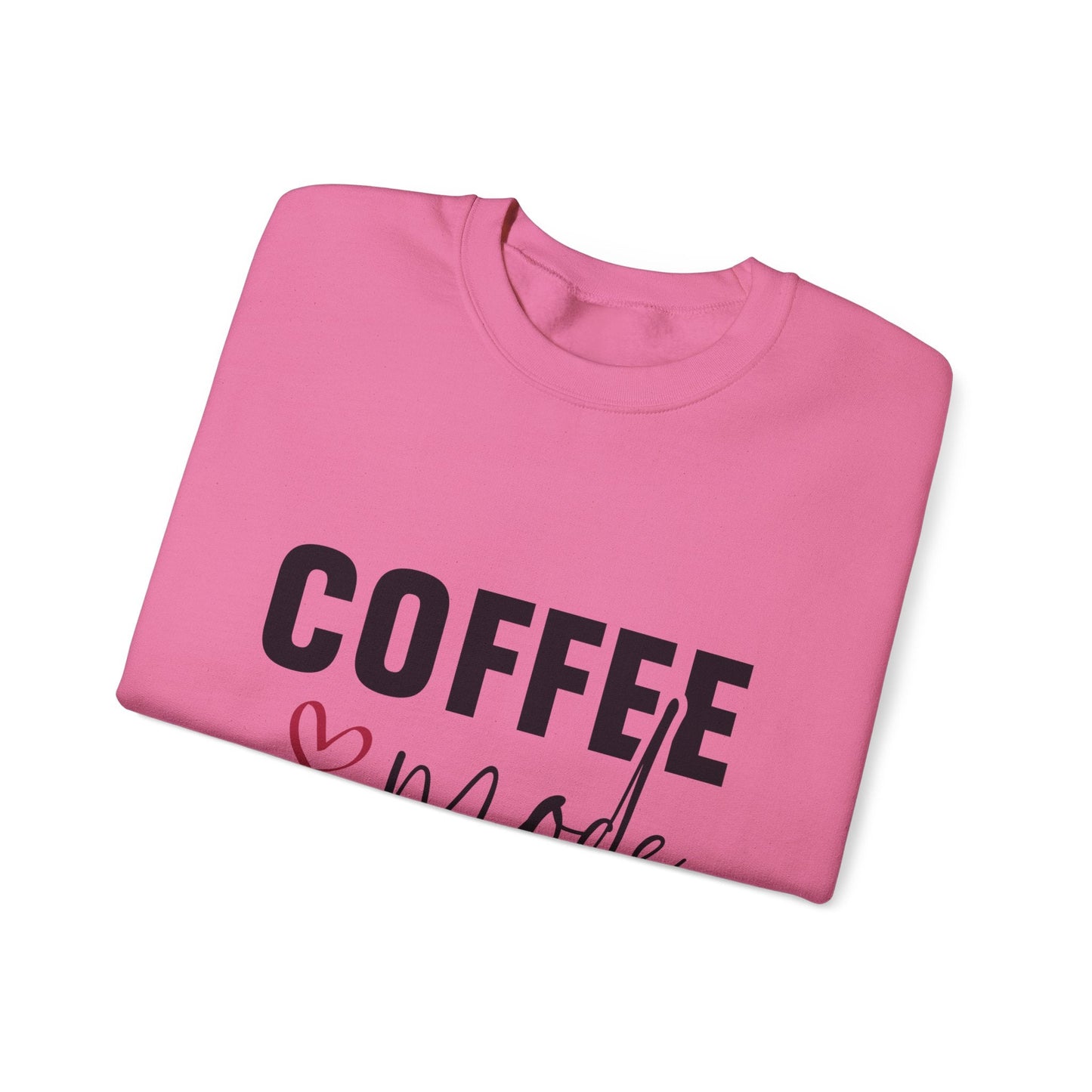 Ink and Charms Designs Sweatshirt Coffee Mode Heavy Blend Crewneck Sweatshirt