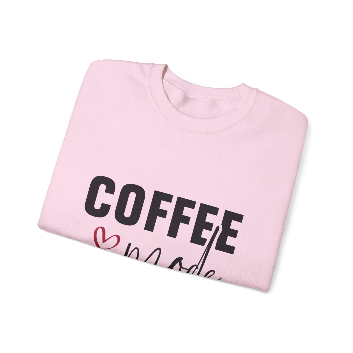 Ink and Charms Designs Sweatshirt Coffee Mode Heavy Blend Crewneck Sweatshirt
