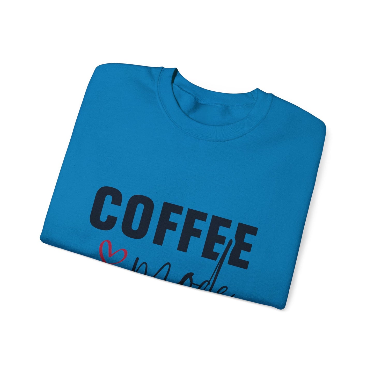 Ink and Charms Designs Sweatshirt Coffee Mode Heavy Blend Crewneck Sweatshirt