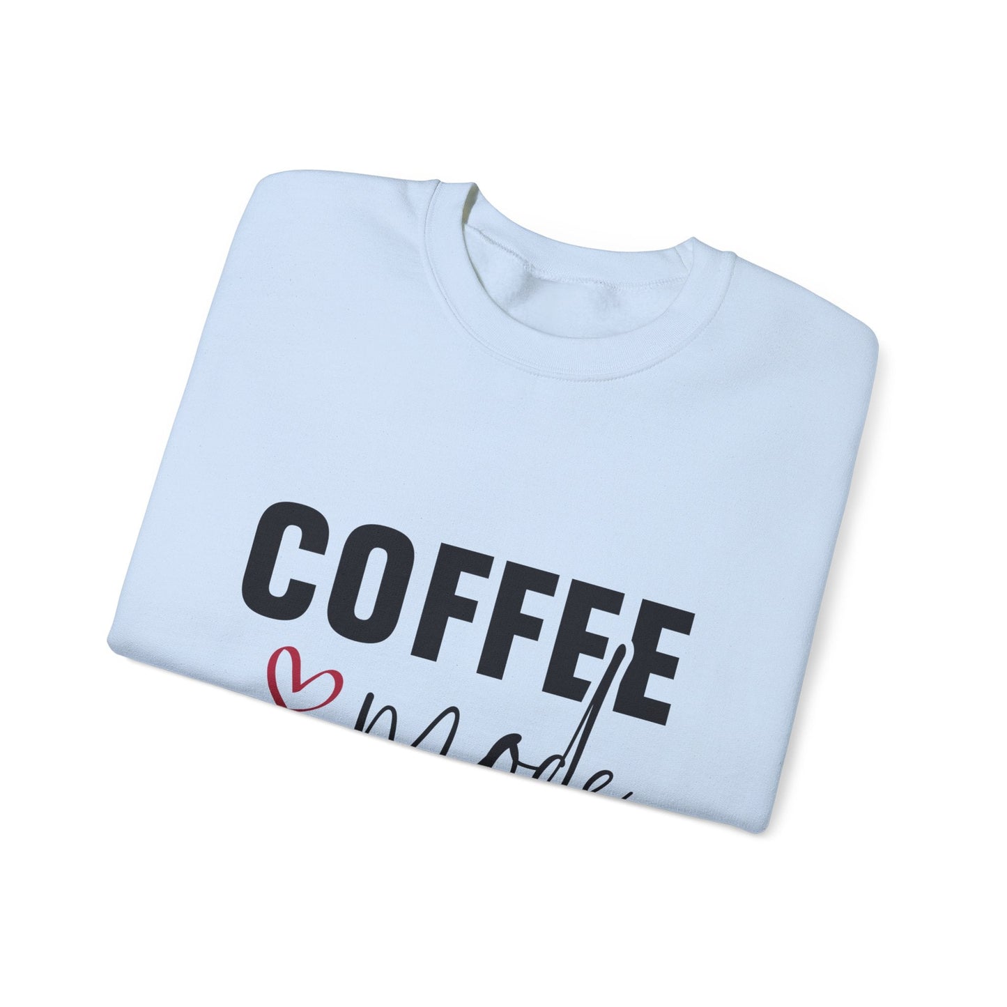 Ink and Charms Designs Sweatshirt Coffee Mode Heavy Blend Crewneck Sweatshirt