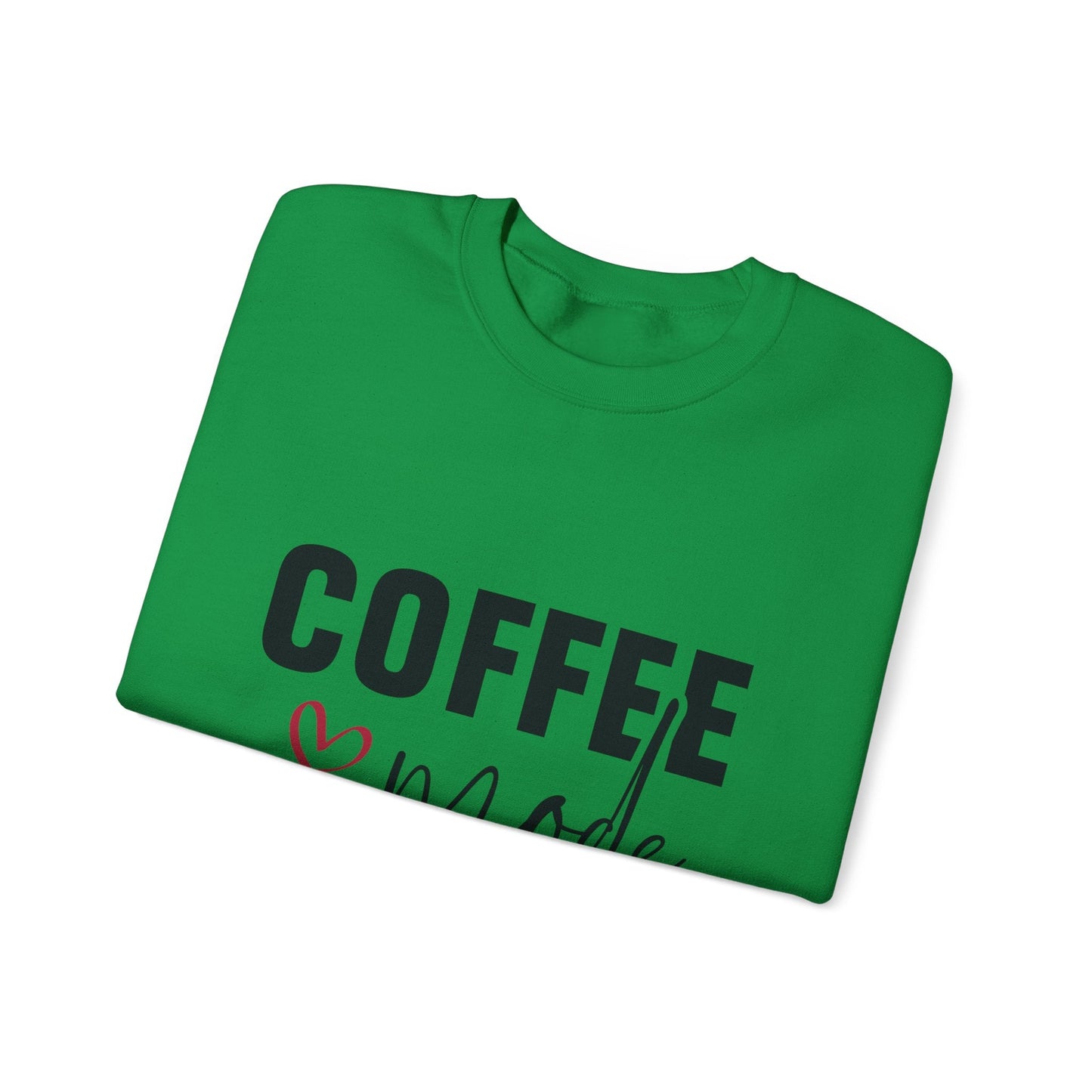 Ink and Charms Designs Sweatshirt Coffee Mode Heavy Blend Crewneck Sweatshirt