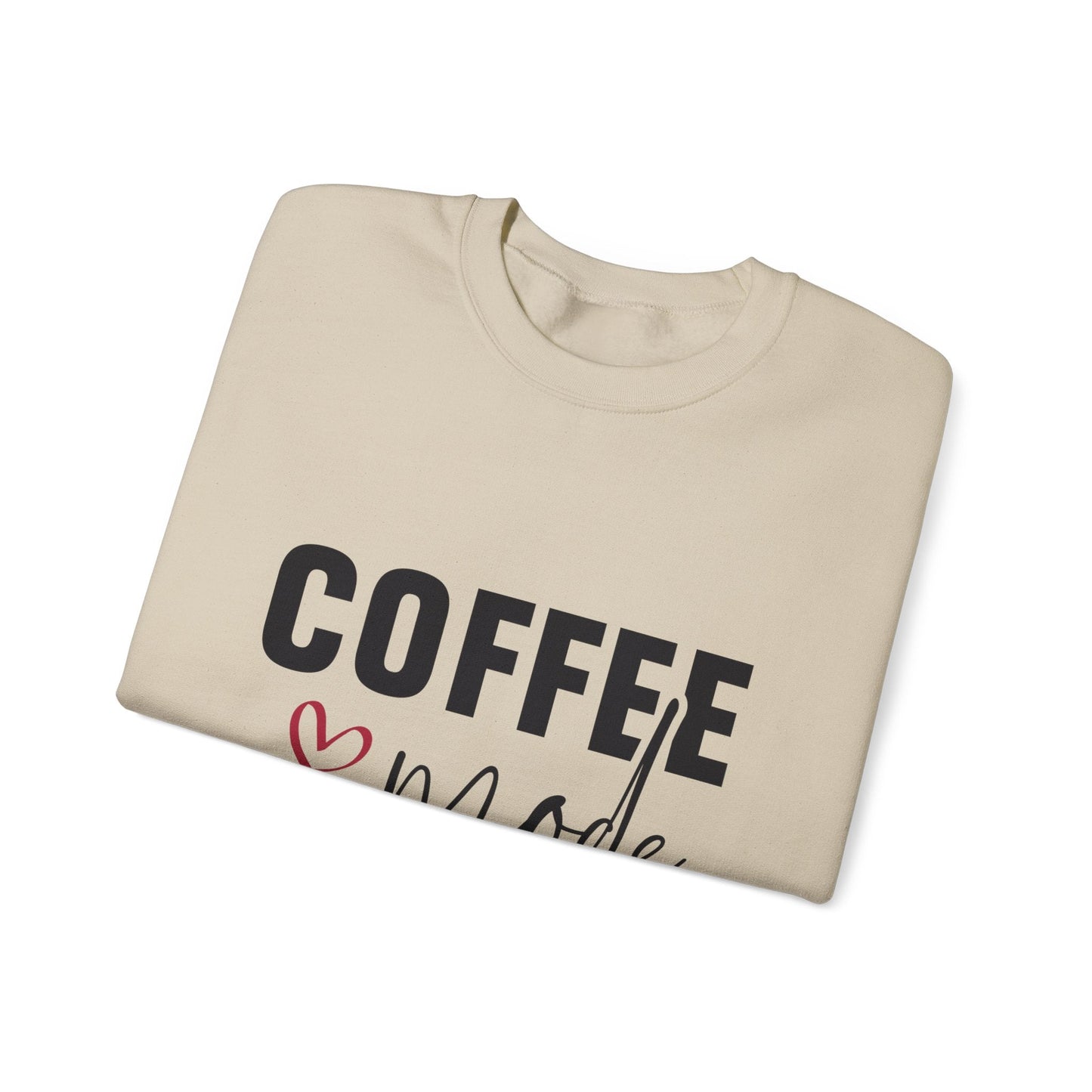 Ink and Charms Designs Sweatshirt Coffee Mode Heavy Blend Crewneck Sweatshirt