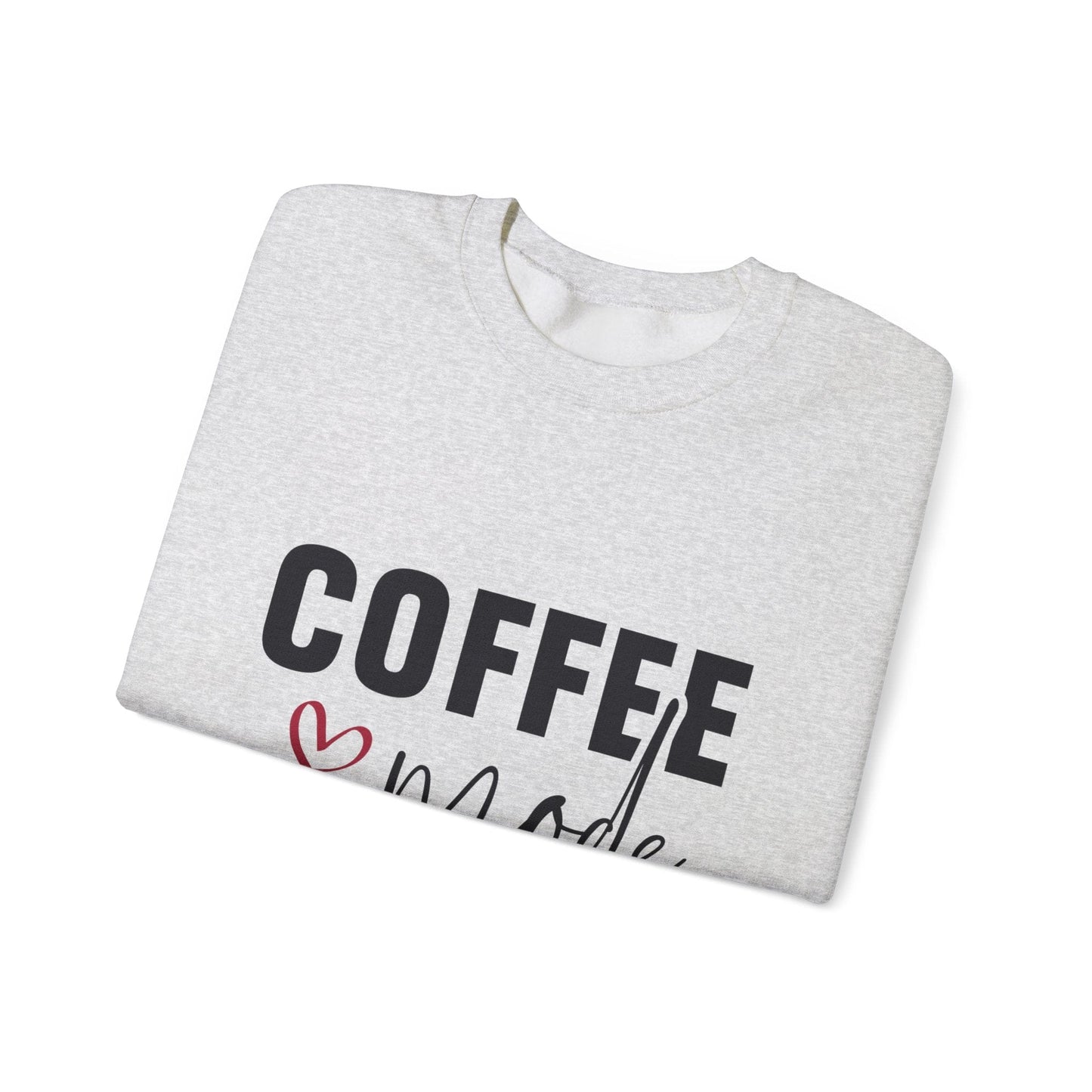 Ink and Charms Designs Sweatshirt Coffee Mode Heavy Blend Crewneck Sweatshirt