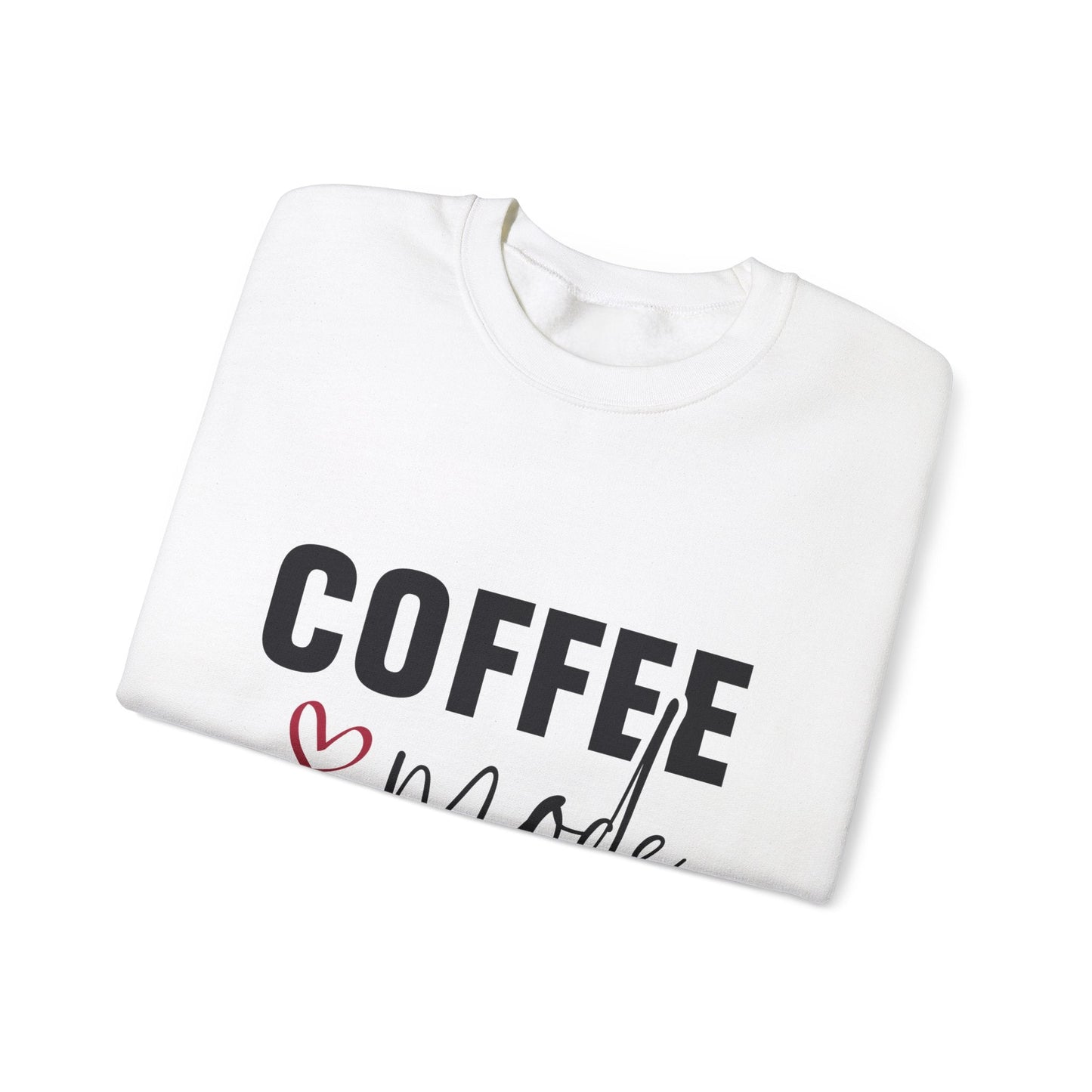 Ink and Charms Designs Sweatshirt Coffee Mode Heavy Blend Crewneck Sweatshirt