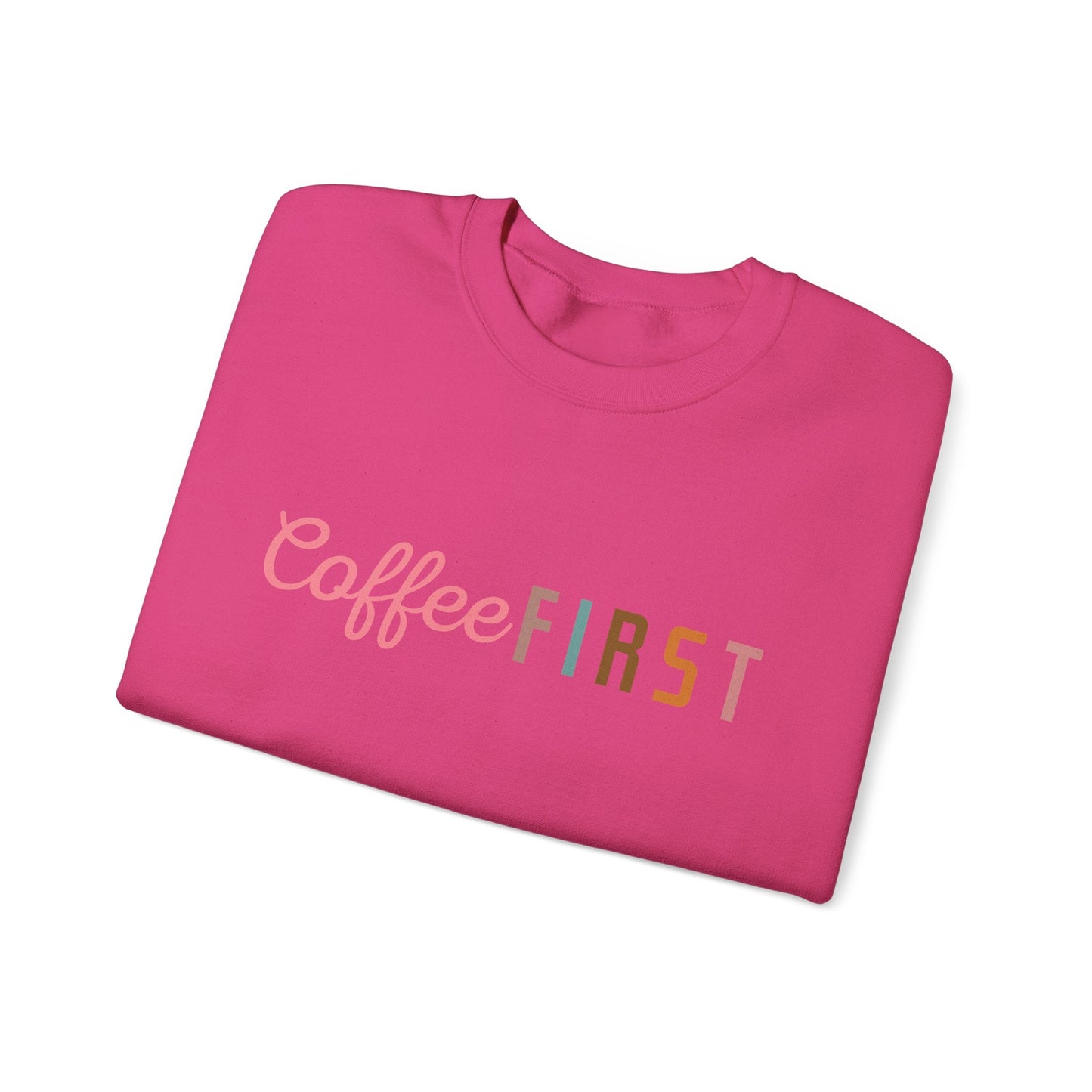 Ink and Charms Designs Sweatshirt Coffee Mode Heavy Blend Crewneck Sweatshirt