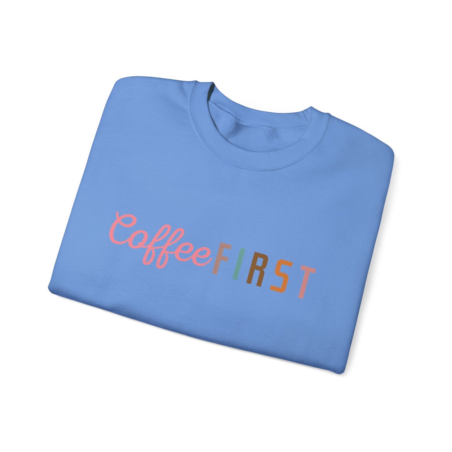 Ink and Charms Designs Sweatshirt Coffee Mode Heavy Blend Crewneck Sweatshirt