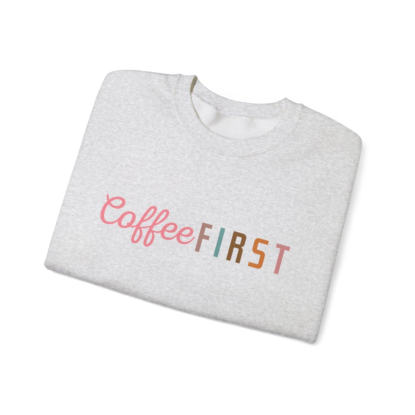Ink and Charms Designs Sweatshirt Coffee Mode Heavy Blend Crewneck Sweatshirt