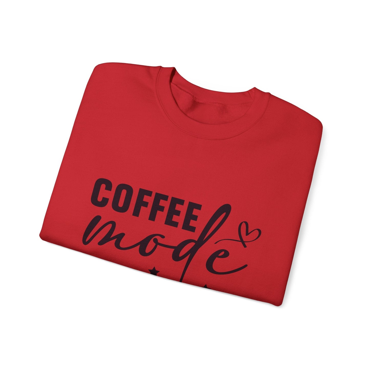 Ink and Charms Designs Sweatshirt Coffee Mode Heavy Blend Crewneck Sweatshirt