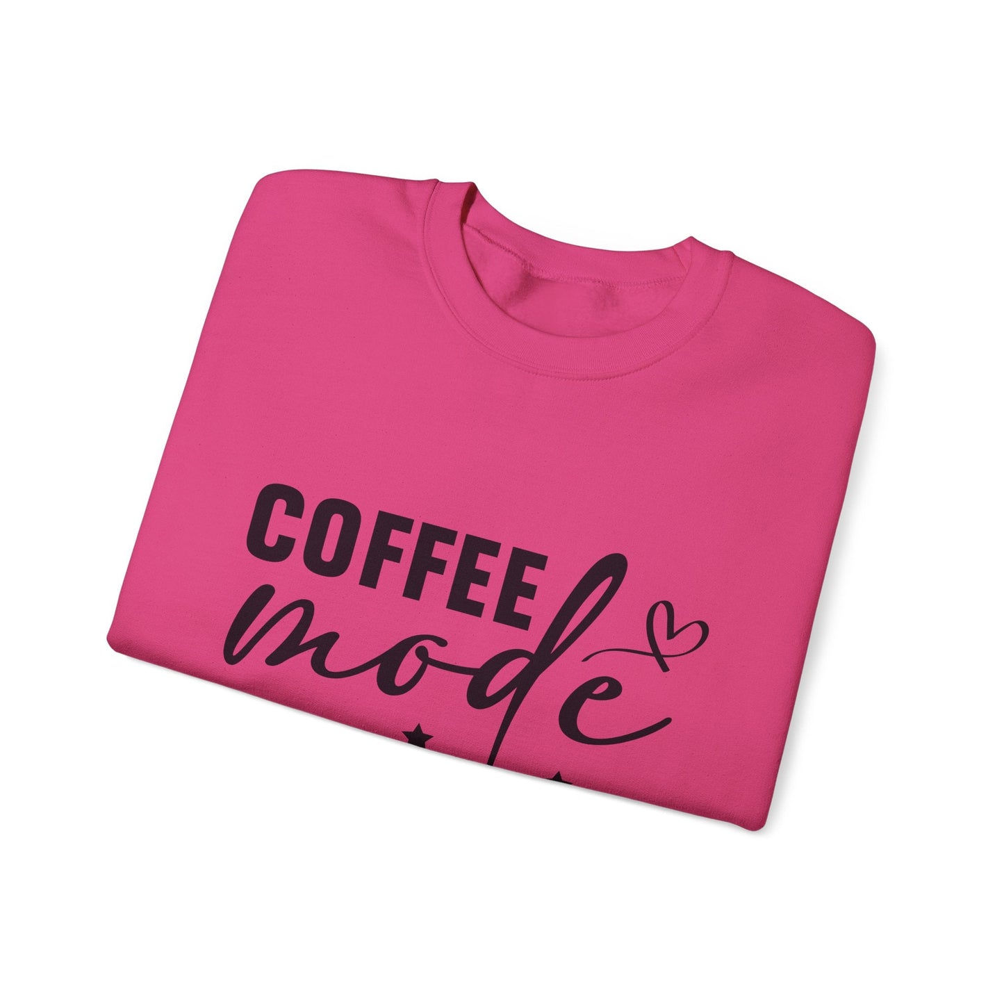 Ink and Charms Designs Sweatshirt Coffee Mode Heavy Blend Crewneck Sweatshirt