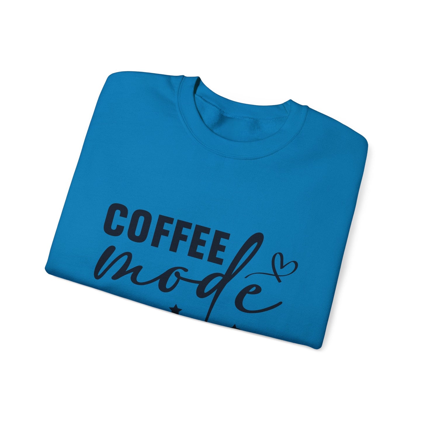 Ink and Charms Designs Sweatshirt Coffee Mode Heavy Blend Crewneck Sweatshirt