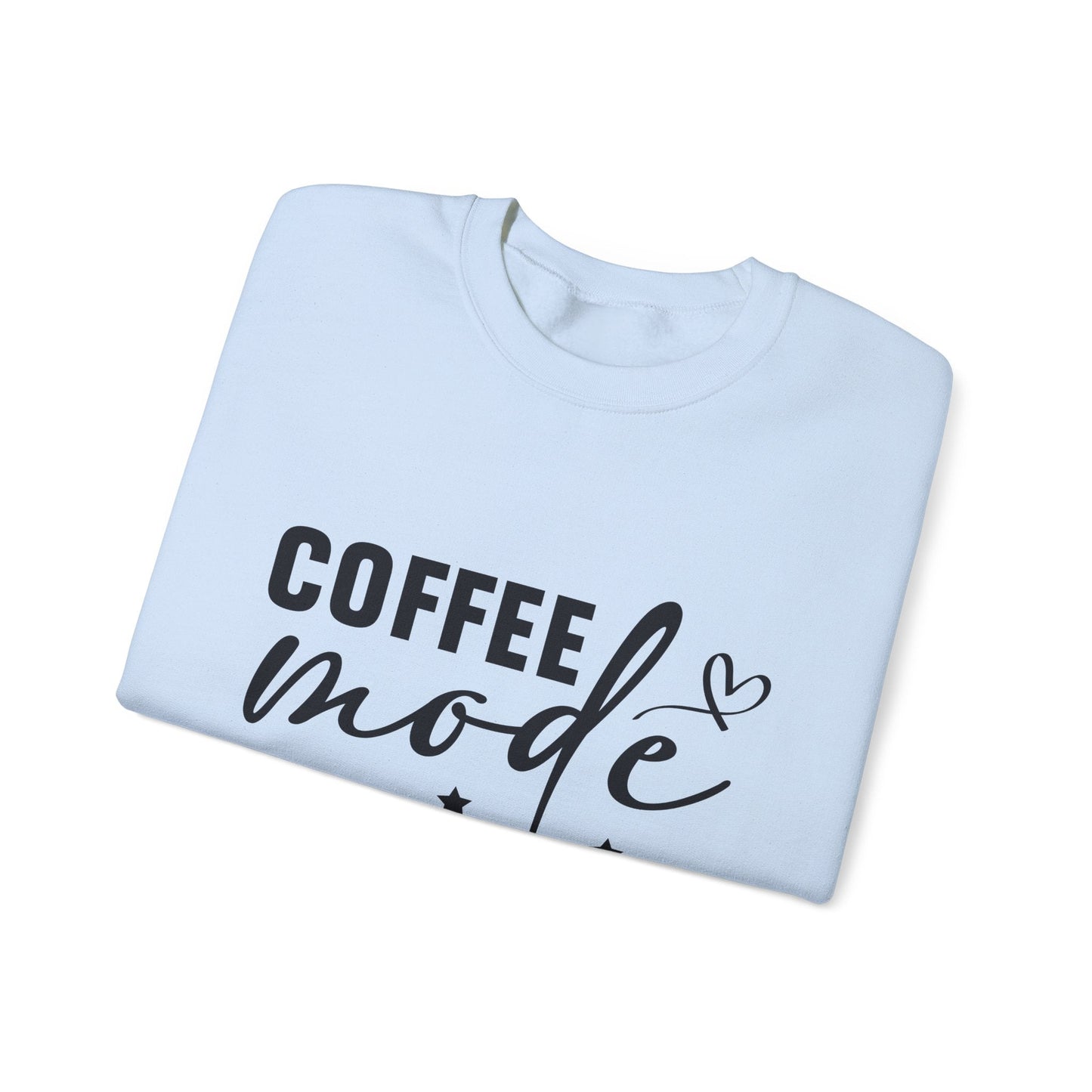 Ink and Charms Designs Sweatshirt Coffee Mode Heavy Blend Crewneck Sweatshirt