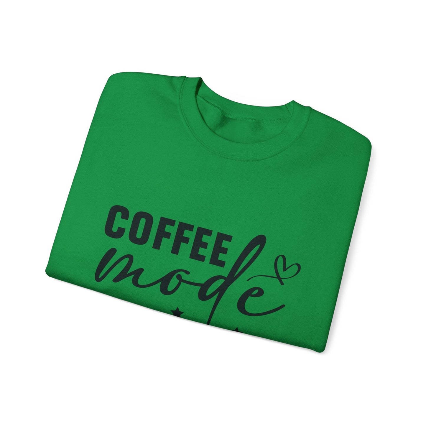 Ink and Charms Designs Sweatshirt Coffee Mode Heavy Blend Crewneck Sweatshirt