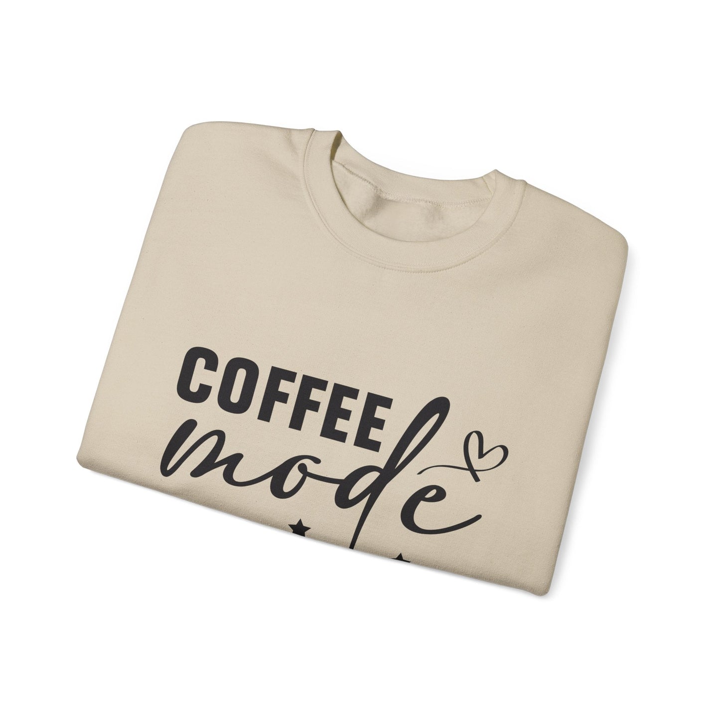 Ink and Charms Designs Sweatshirt Coffee Mode Heavy Blend Crewneck Sweatshirt