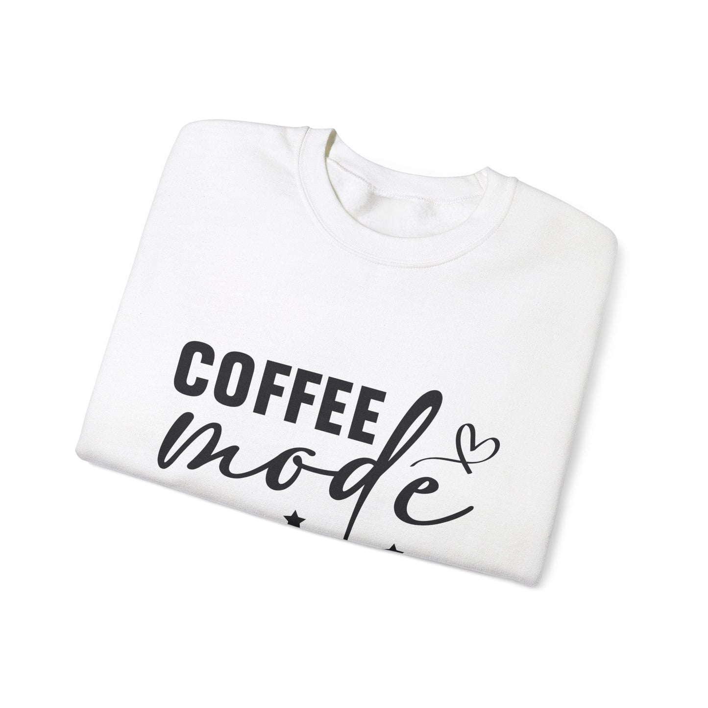 Ink and Charms Designs Sweatshirt Coffee Mode Heavy Blend Crewneck Sweatshirt