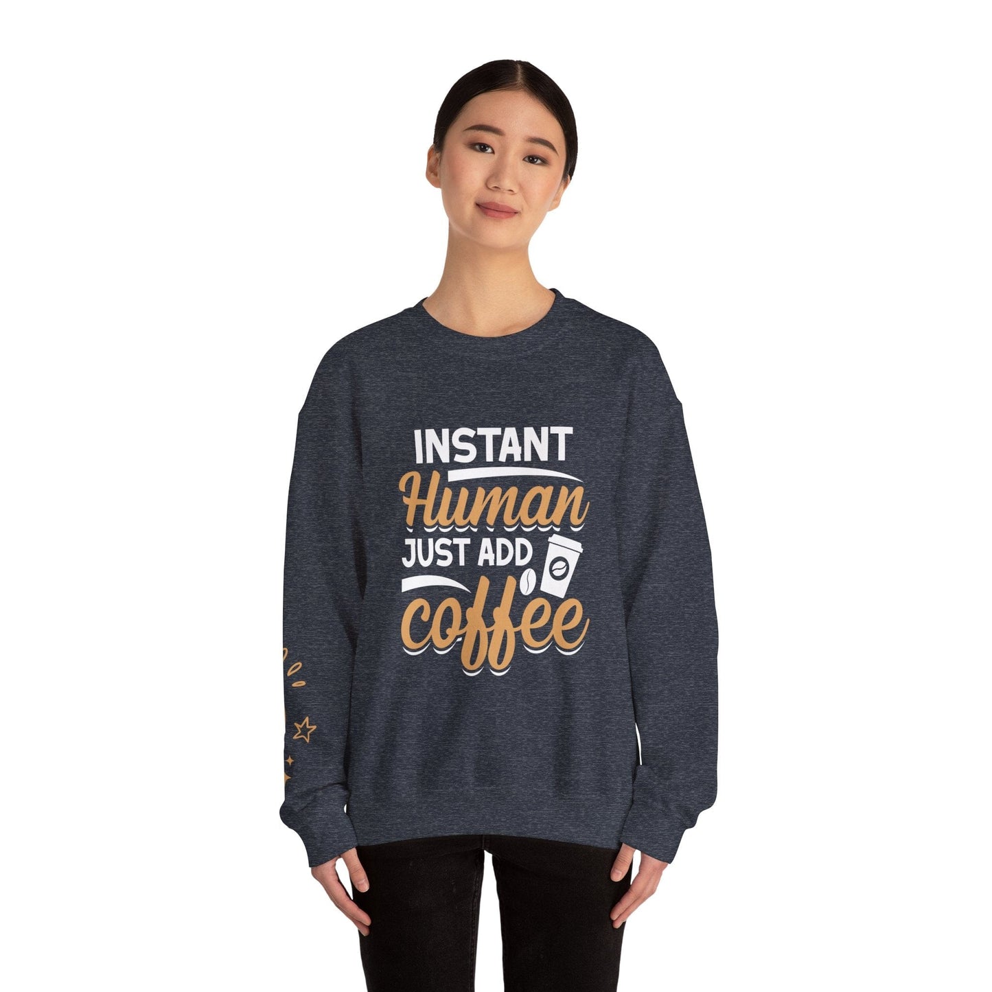 Ink and Charms Designs Sweatshirt Coffee Mode Heavy Blend Crewneck Sweatshirt