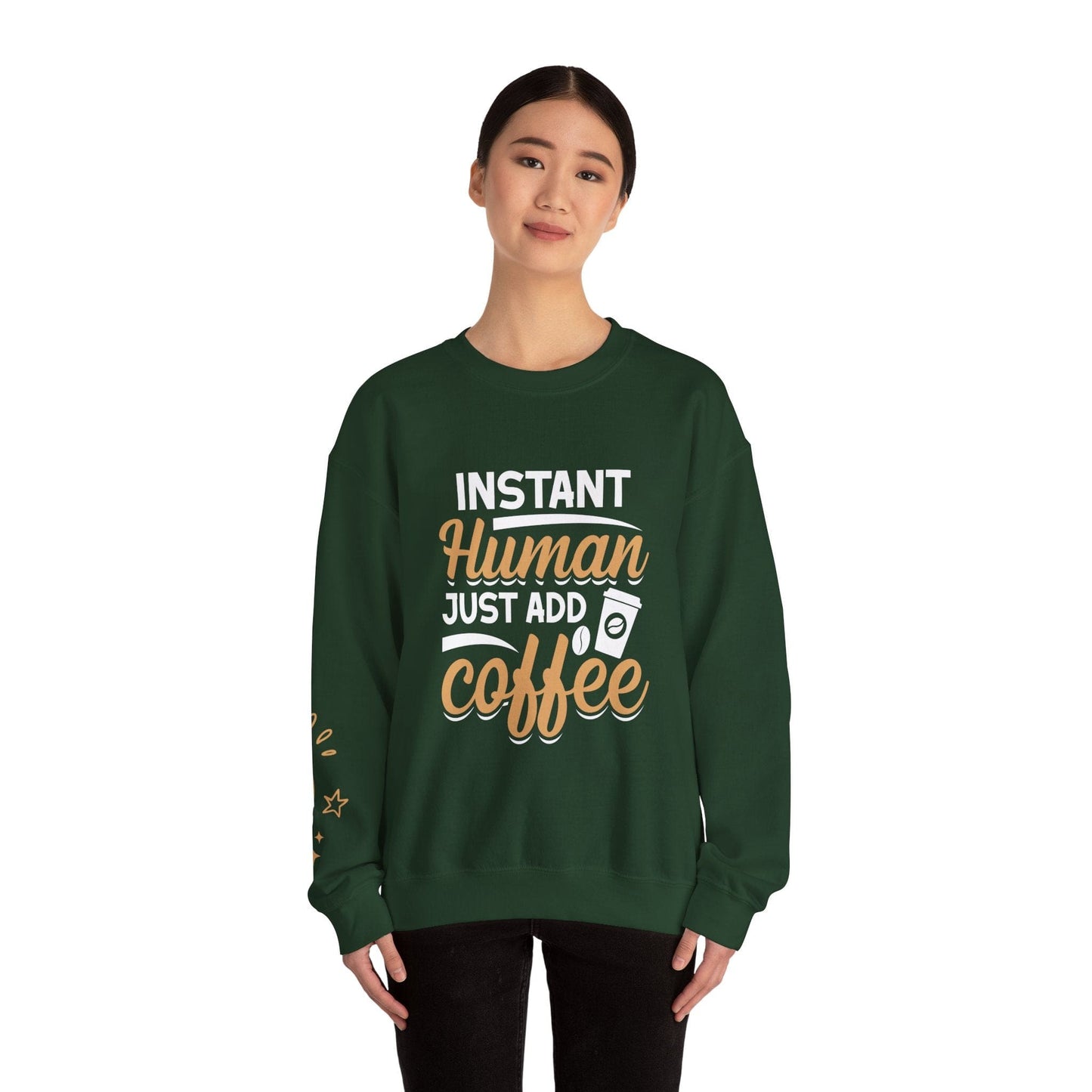 Ink and Charms Designs Sweatshirt Coffee Mode Heavy Blend Crewneck Sweatshirt
