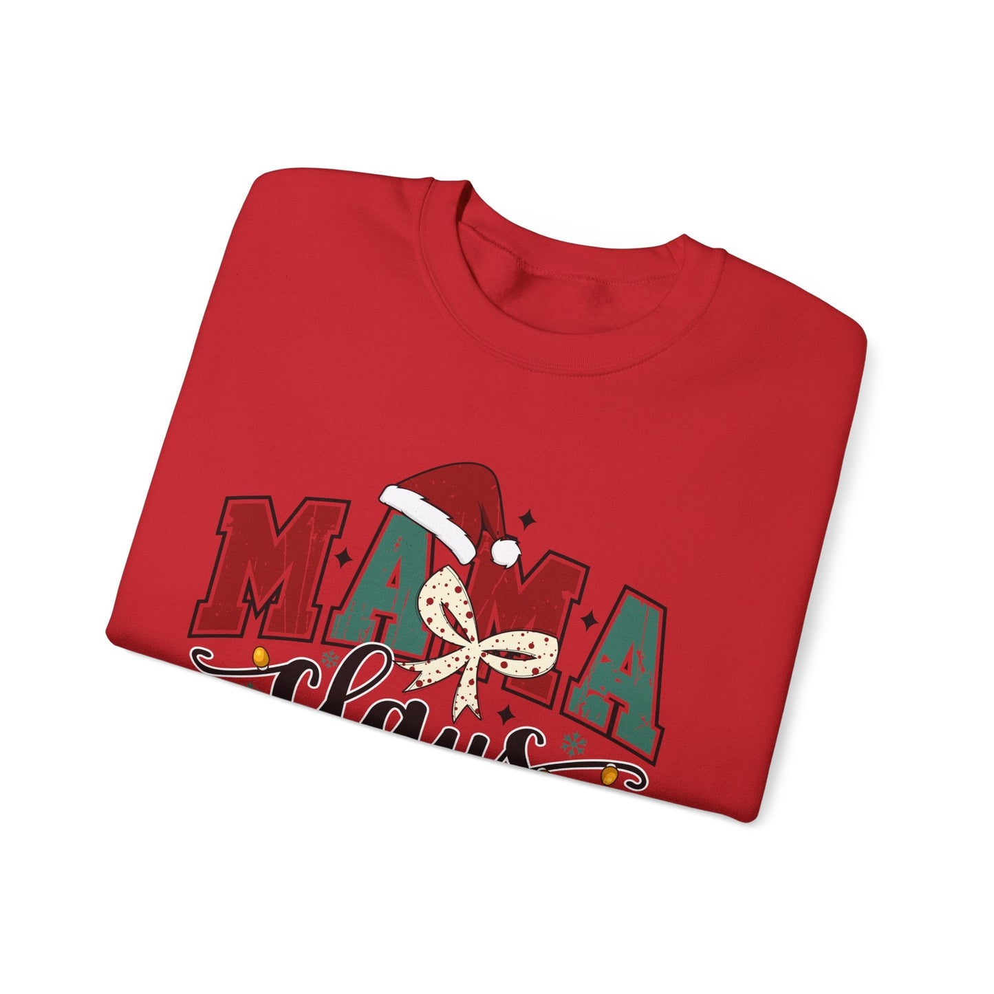 Ink and Charms Designs Sweatshirt Crewneck Sweatshirt Mama Clause Design with Kids' Names