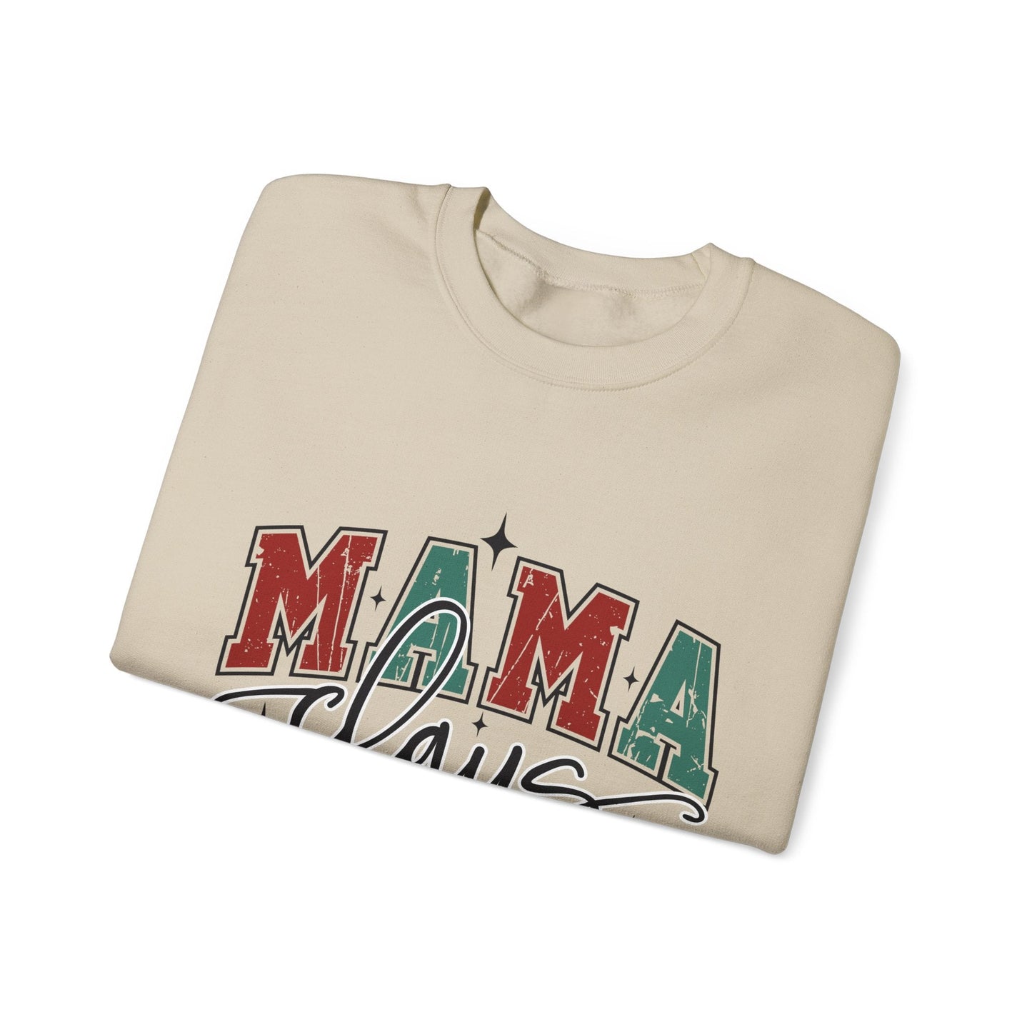 Ink and Charms Designs Sweatshirt Crewneck Sweatshirt Mama Clause Design with Kids' Names