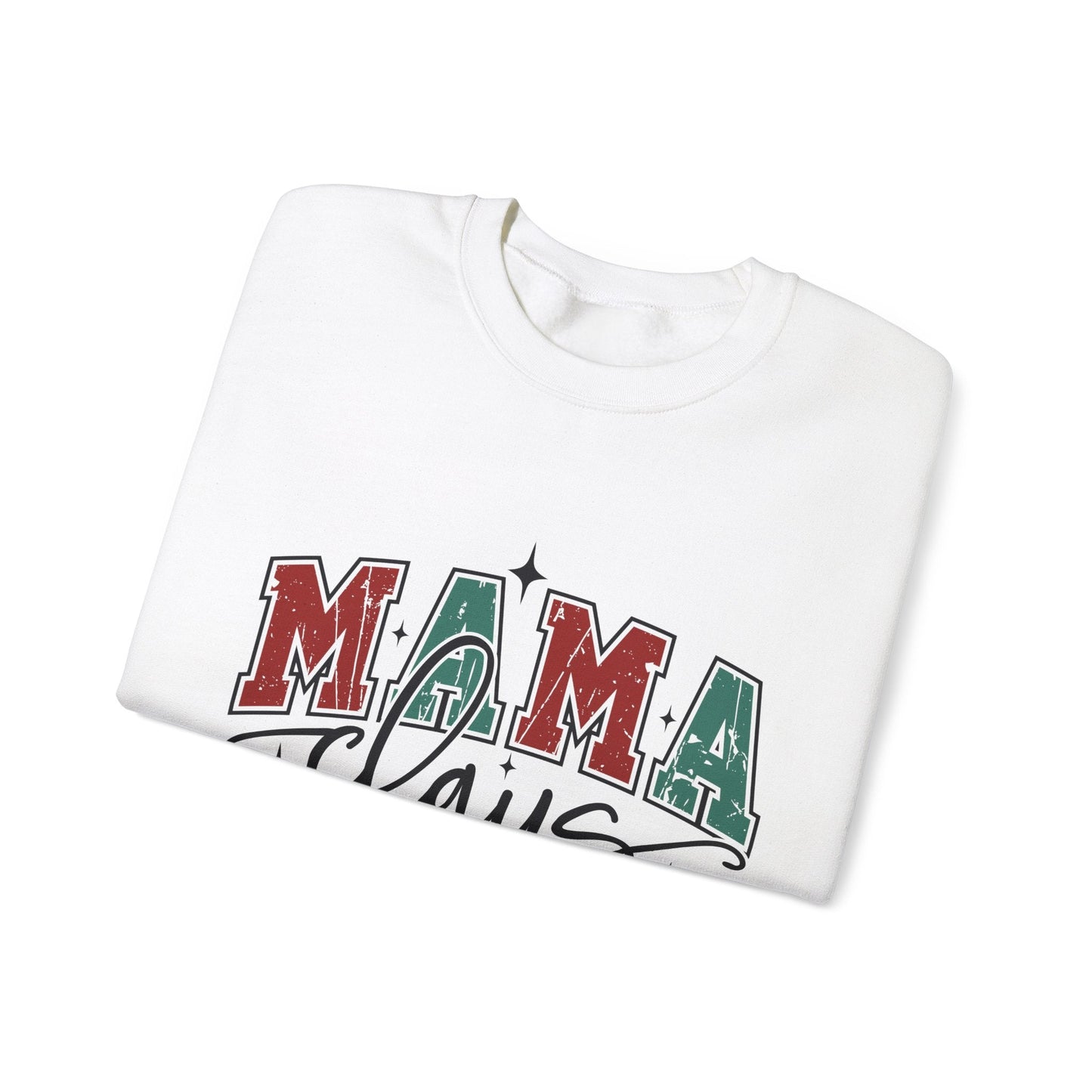 Ink and Charms Designs Sweatshirt Crewneck Sweatshirt Mama Clause Design with Kids' Names