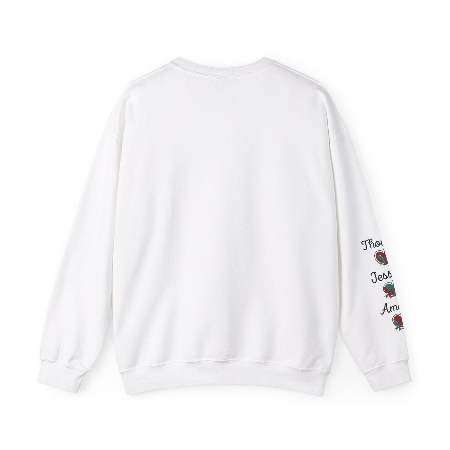 Ink and Charms Designs Sweatshirt Crewneck Sweatshirt Mama Clause Design with Kids' Names