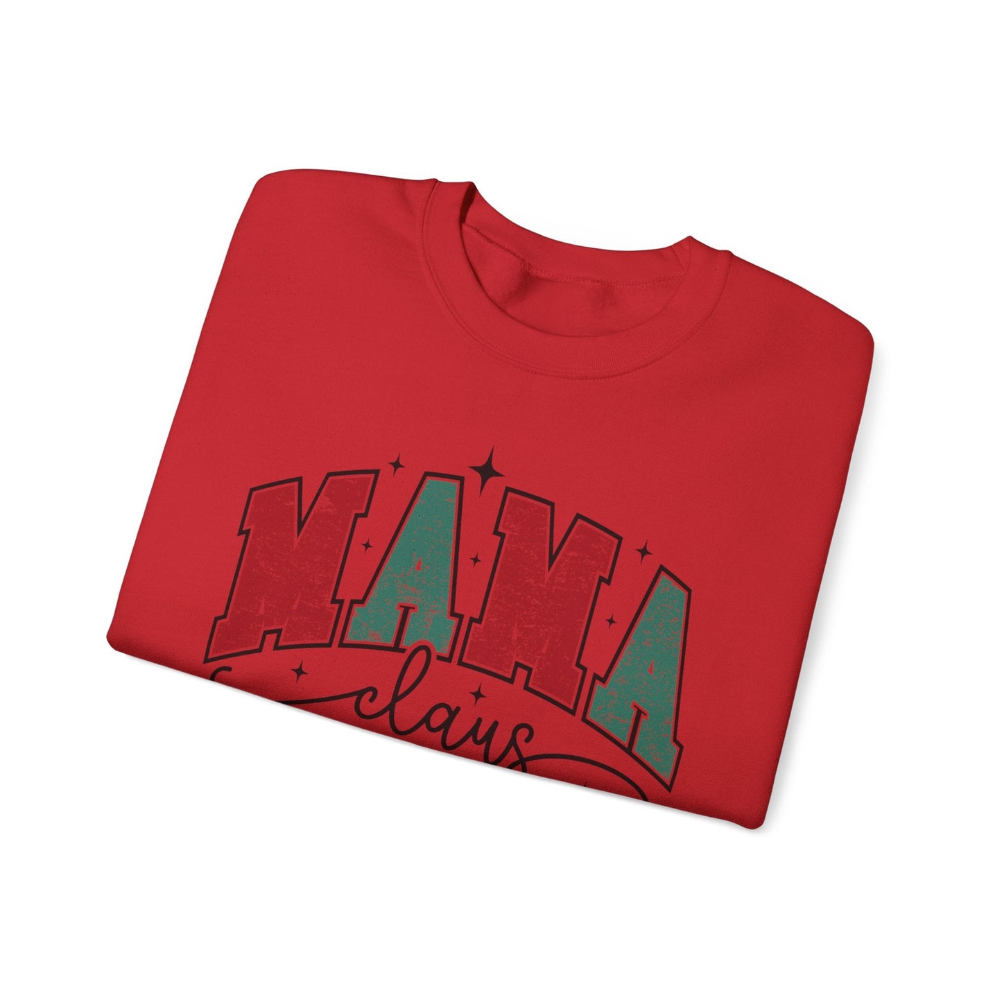 Ink and Charms Designs Sweatshirt Crewneck Sweatshirt Mama Clause Design with Kids' Names