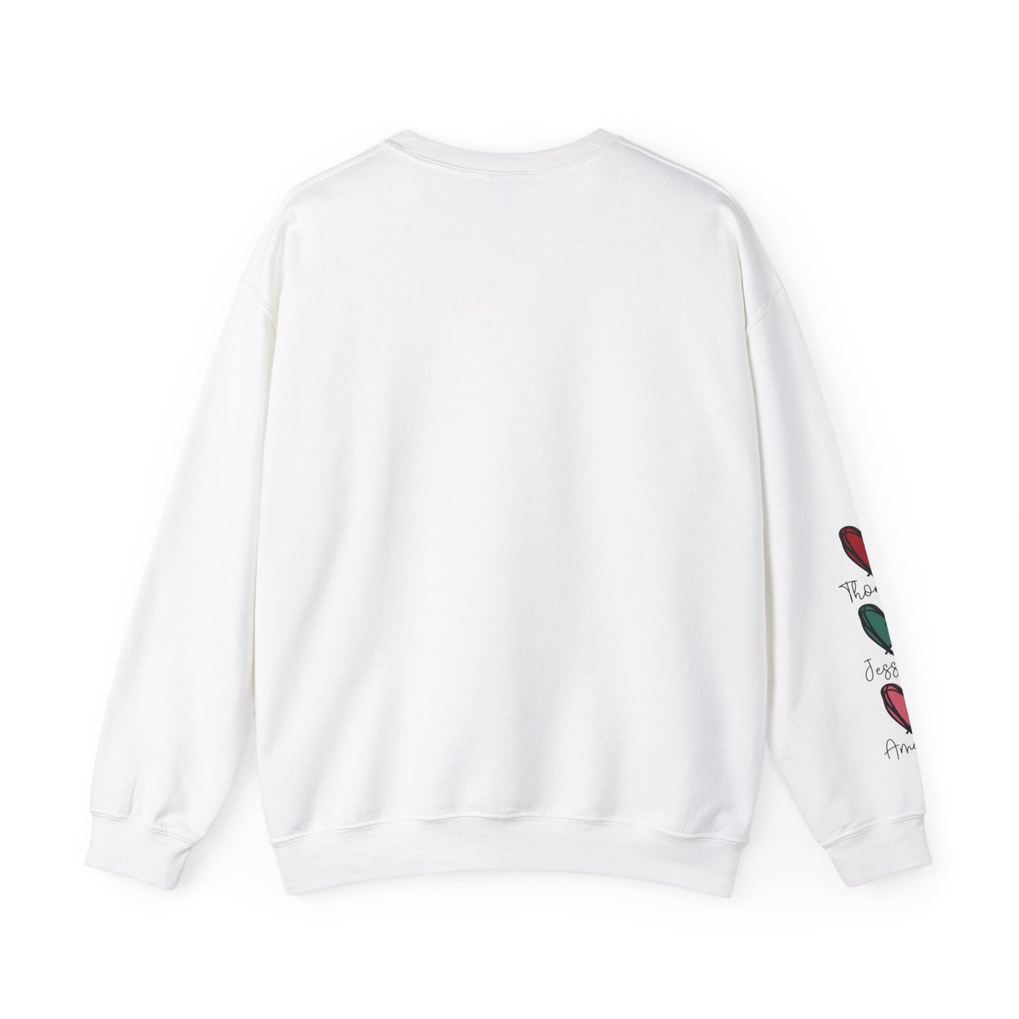 Ink and Charms Designs Sweatshirt Crewneck Sweatshirt Mama Clause Design with Kids' Names