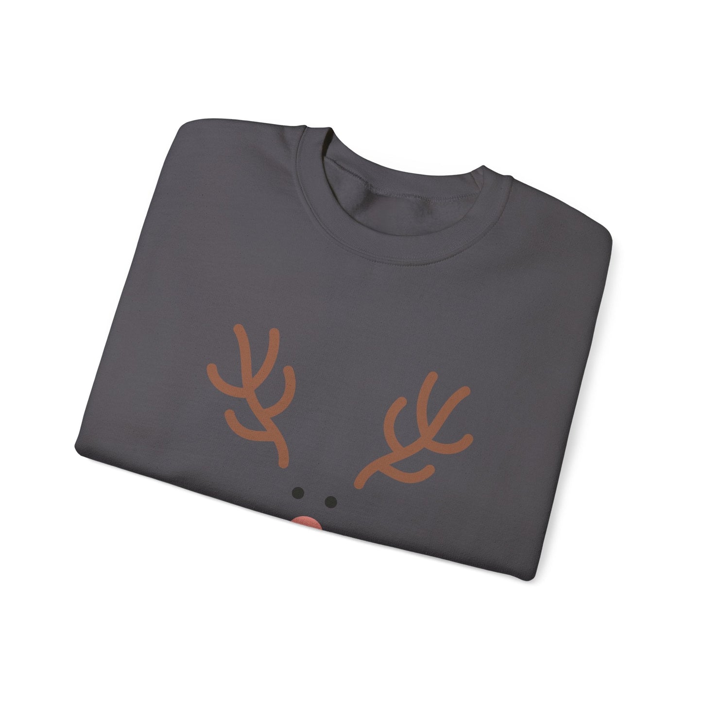 Ink and Charms Designs Sweatshirt Cute in a world of Reindeer be a Rodolph Unisex Sweatshirt