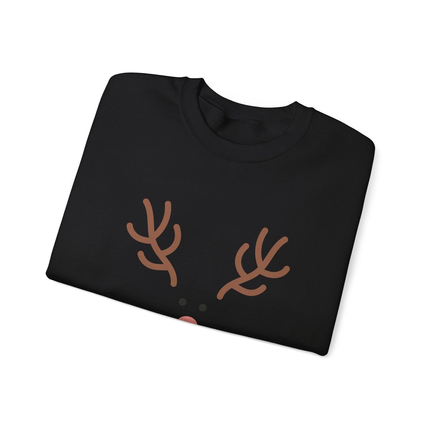 Ink and Charms Designs Sweatshirt Cute in a world of Reindeer be a Rodolph Unisex Sweatshirt