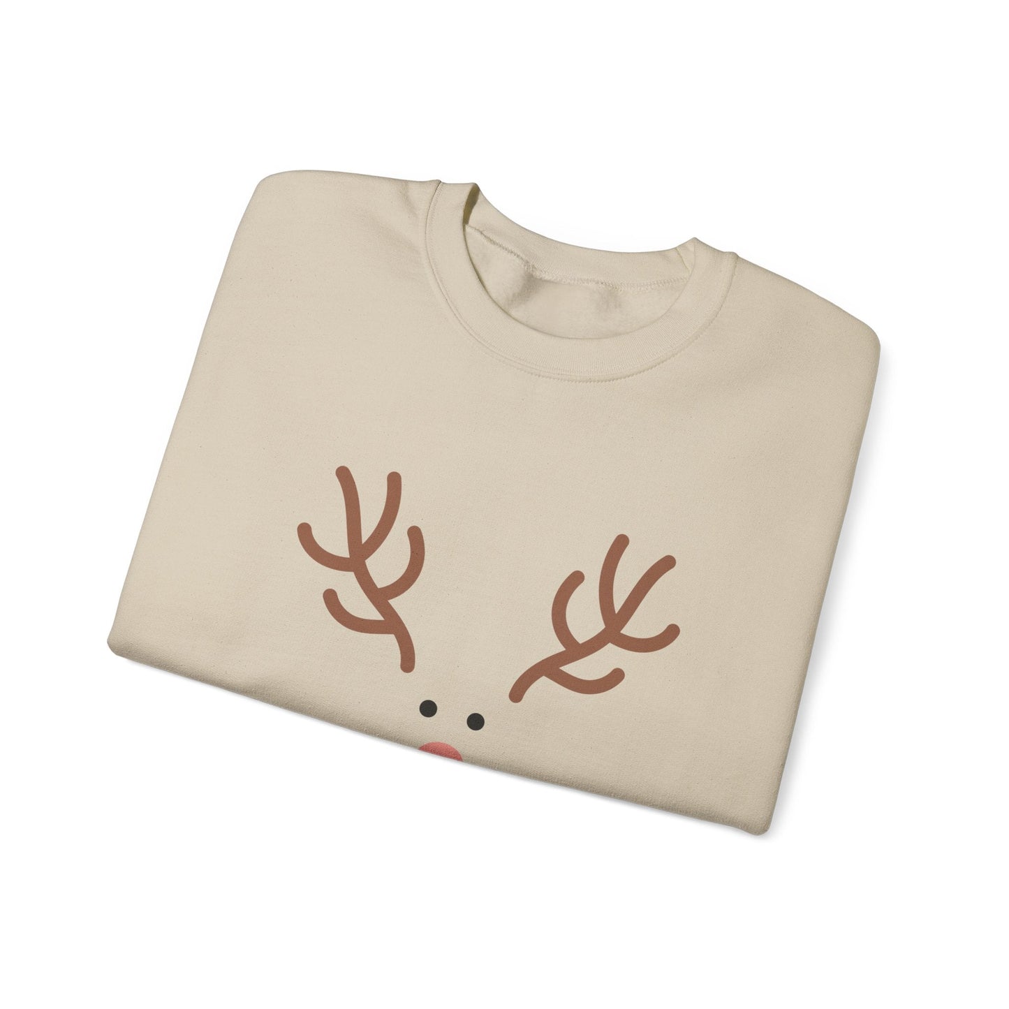Ink and Charms Designs Sweatshirt Cute in a world of Reindeer be a Rodolph Unisex Sweatshirt