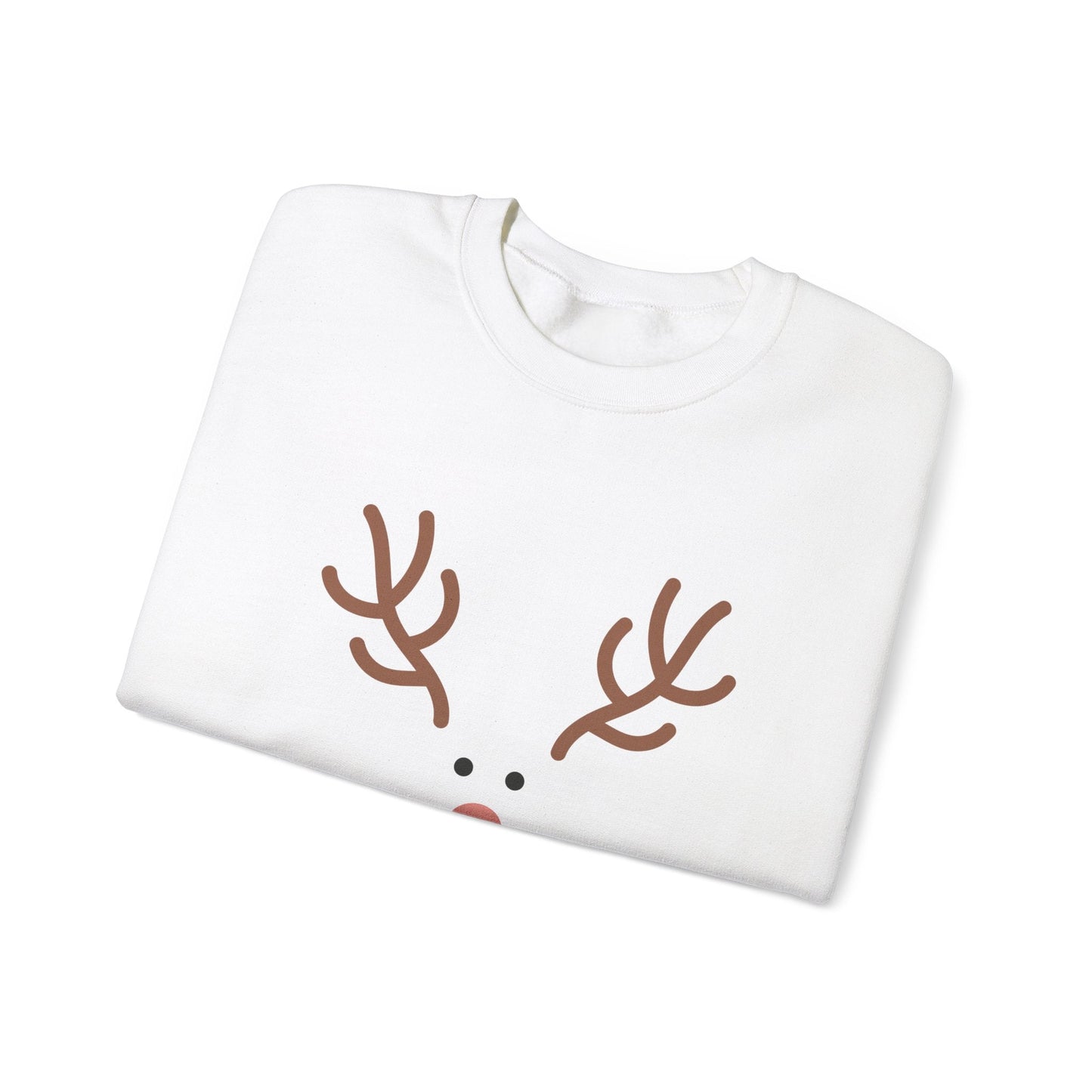 Ink and Charms Designs Sweatshirt Cute in a world of Reindeer be a Rodolph Unisex Sweatshirt