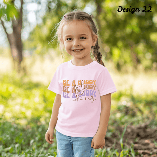 Ink and Charms Designs Sweatshirt Design 22 / S Pink Day Apparel – Stand Up for Kindness collection3!