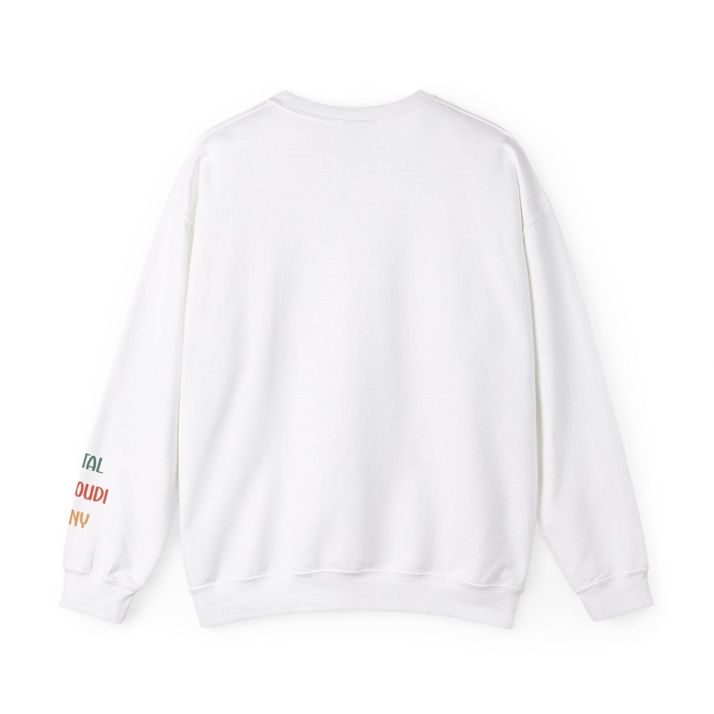 Ink and Charms Designs Sweatshirt Family 2024 Unisex Sweatshirt with Personalized Family Names Sleeve Design