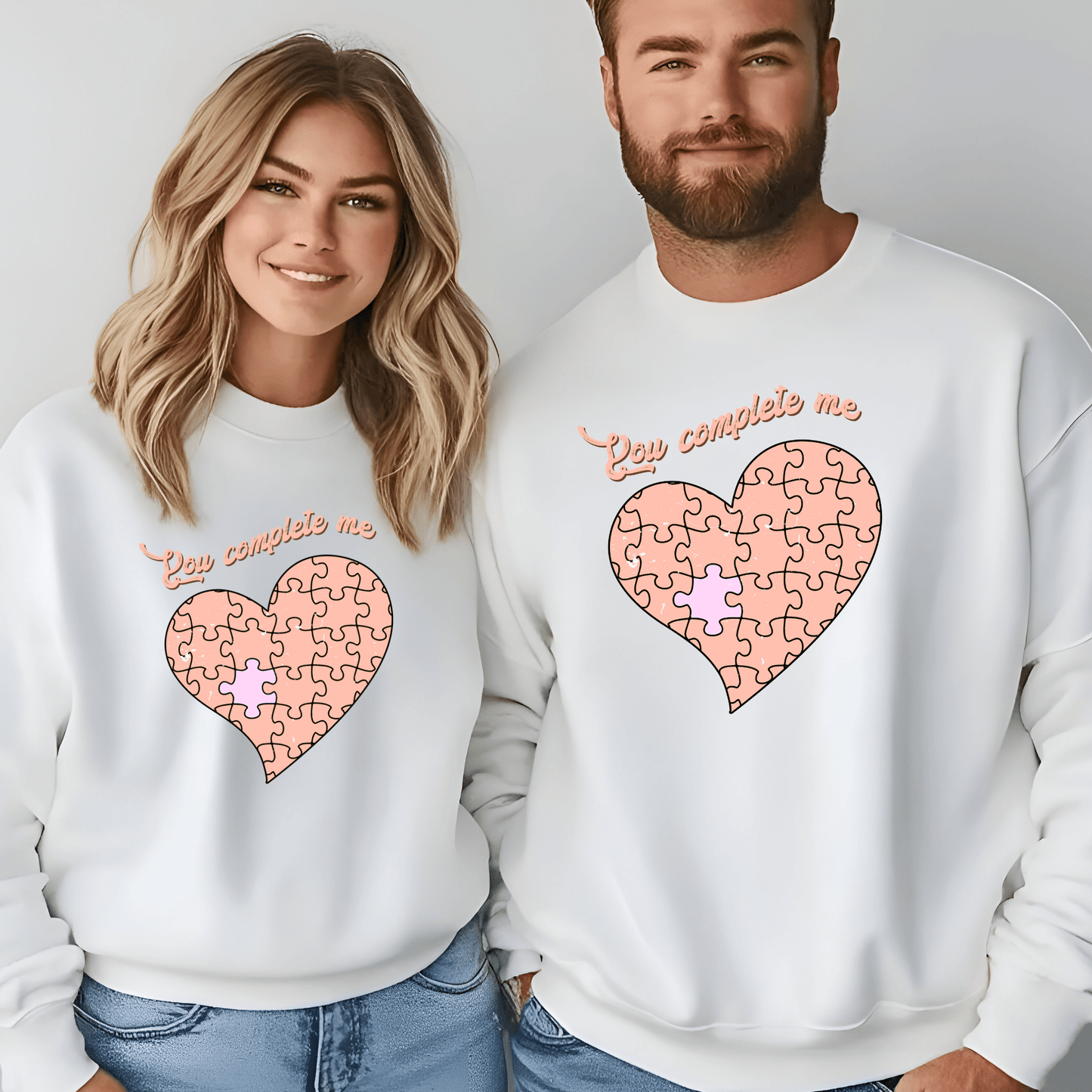 Ink and Charms Designs Sweatshirt Funny Valentine Couple- Sweatshirts