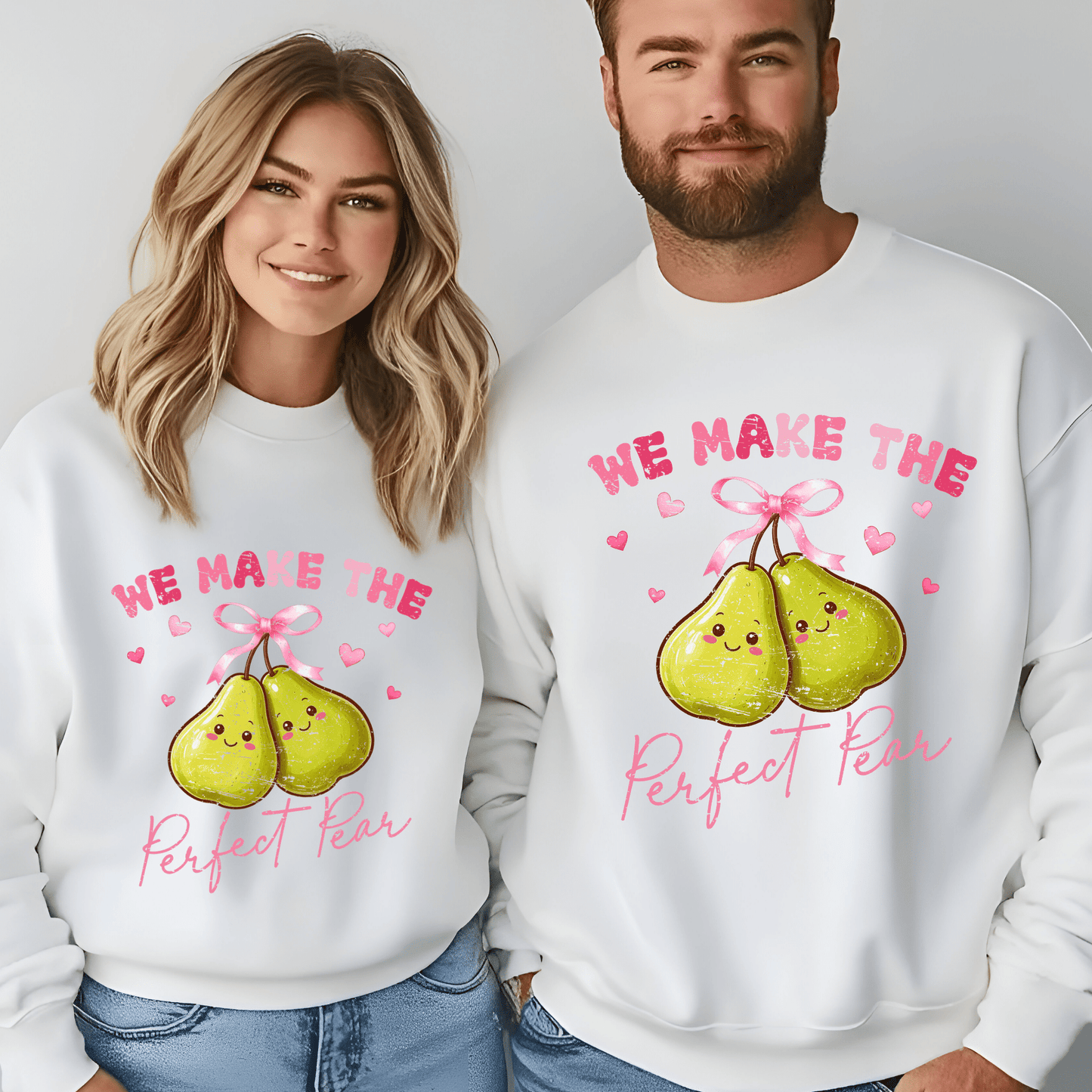 Ink and Charms Designs Sweatshirt Funny Valentine Couple- Sweatshirts