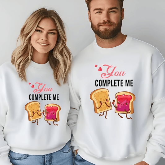 Ink and Charms Designs Sweatshirt Funny Valentine Couple- Sweatshirts
