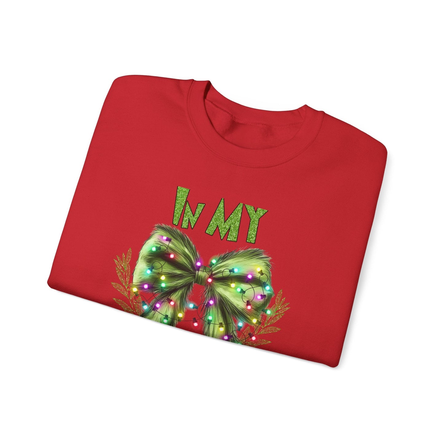 Ink and Charms Designs Sweatshirt Grinch bow sweatshirt