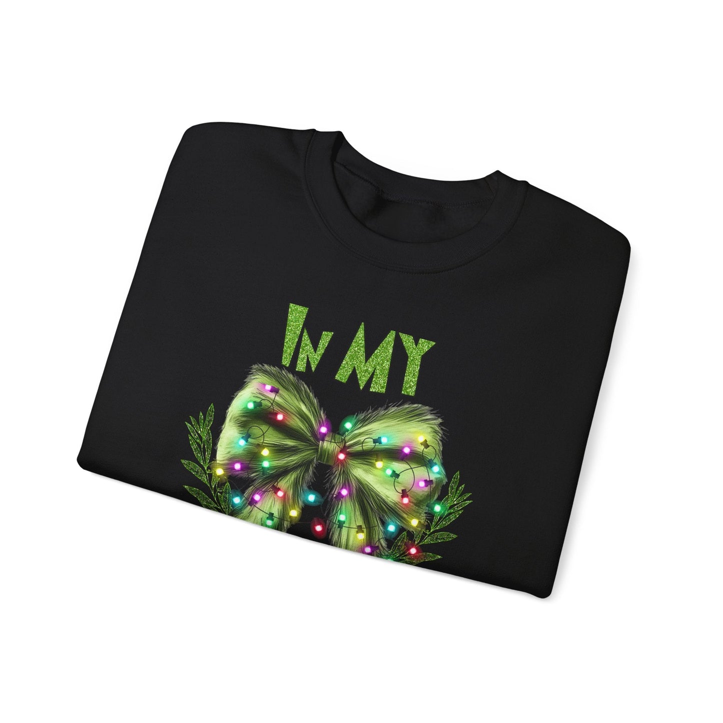 Ink and Charms Designs Sweatshirt Grinch bow sweatshirt