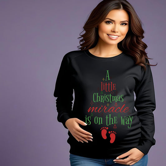 Ink and Charms Designs Sweatshirt Heavy Blend™ Crewneck Sweatshirt Mom to Be Funny Christmas Pregnancy Announcement