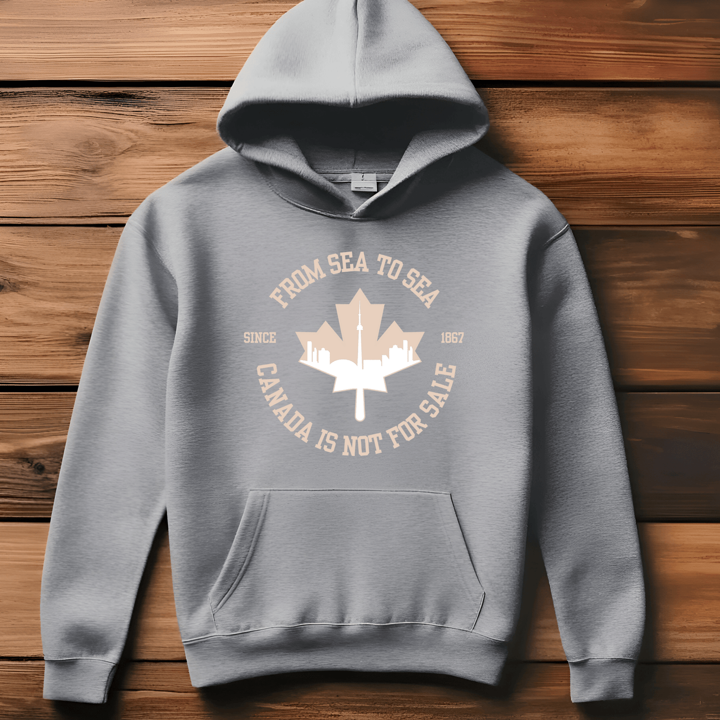Ink and Charms Designs Sweatshirt Hoodie / Black / S Canada Is Not for Sale Apparel Collection