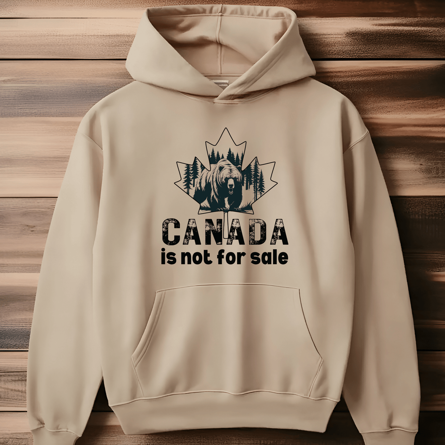 Ink and Charms Designs Sweatshirt Hoodie / Blue / S Canada Is Not for Sale Apparel Collection
