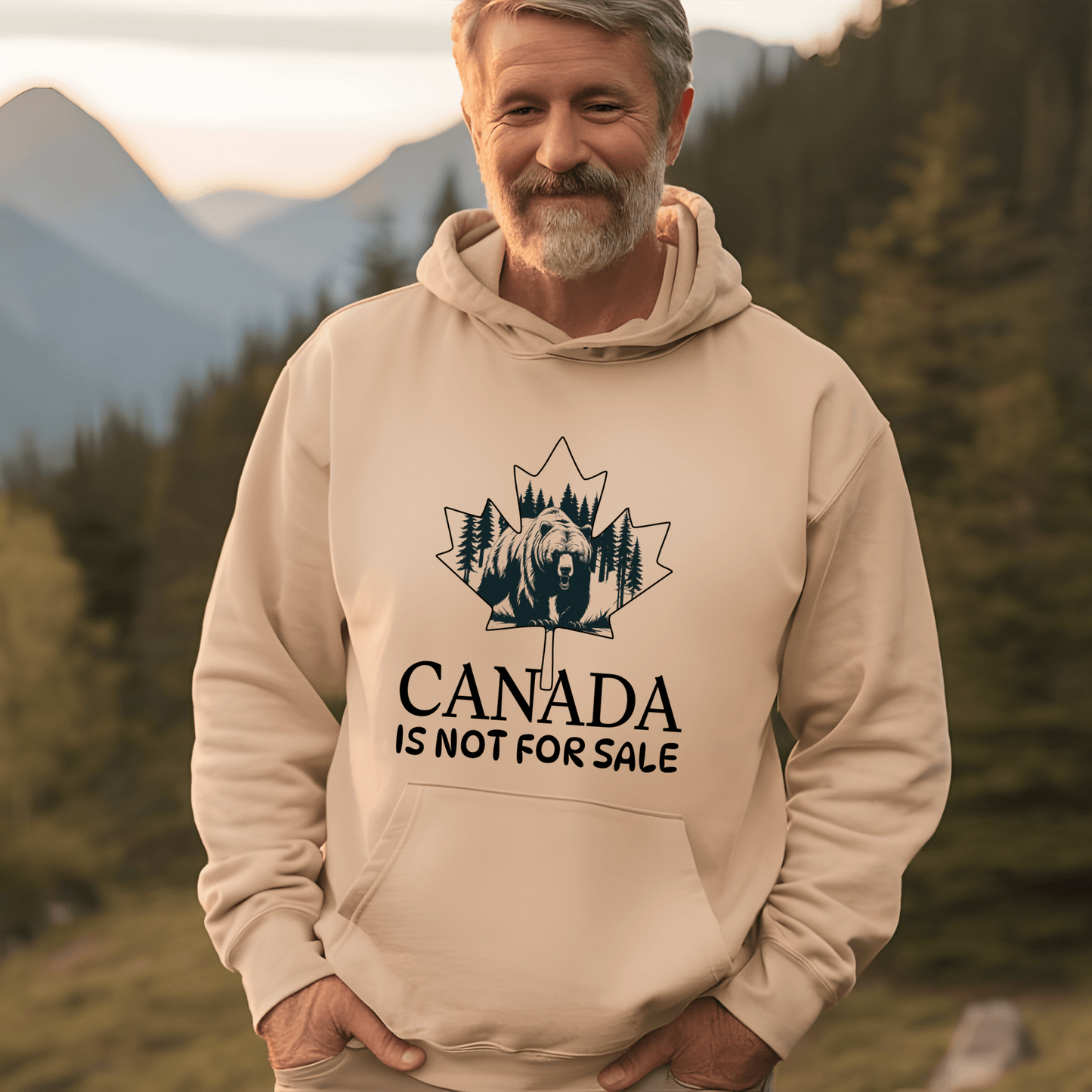 Ink and Charms Designs Sweatshirt Hoodie / Pink / S Canada Is Not for Sale Apparel Collection