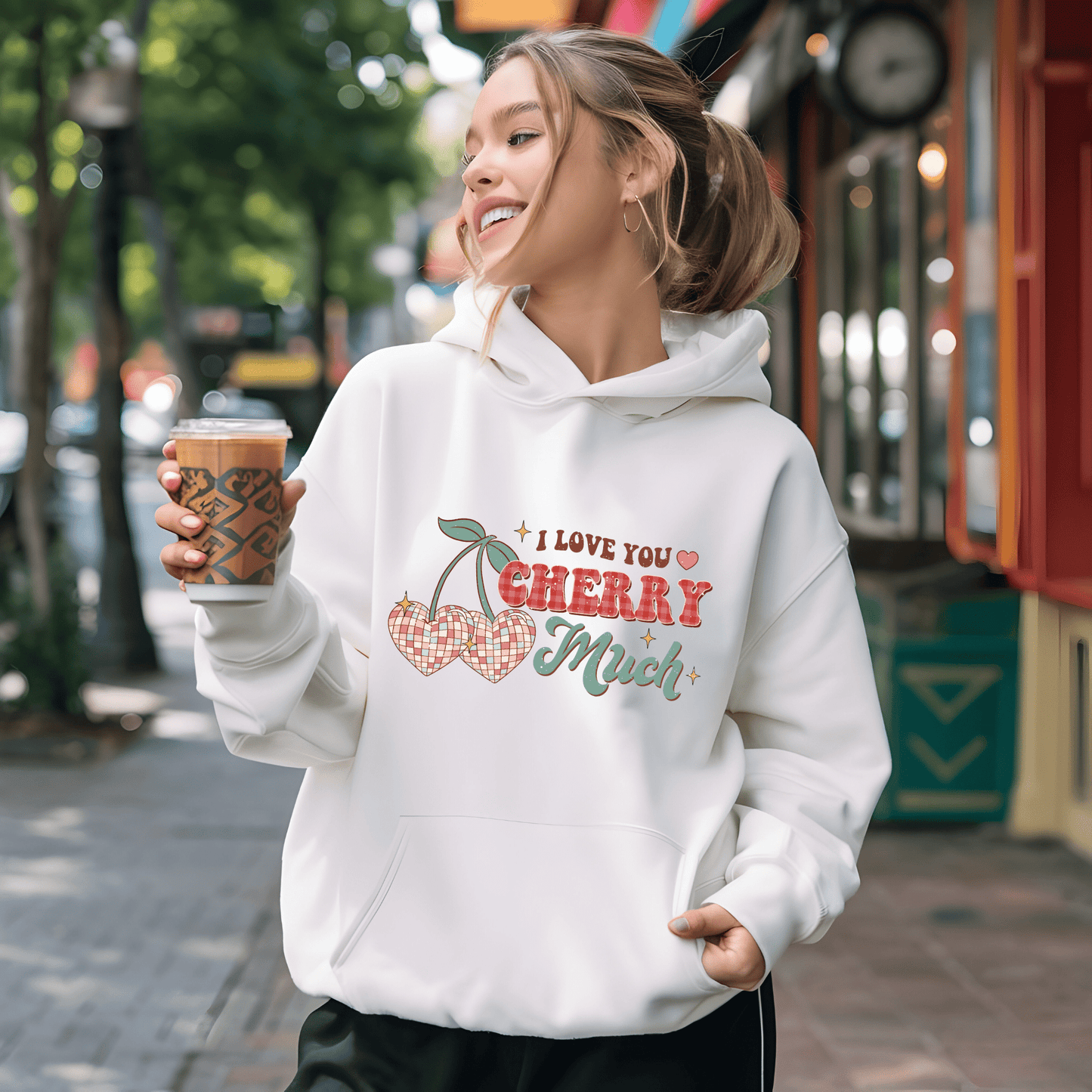 Ink and Charms Designs Sweatshirt Hoodie / Pink / S 🍒❤️ Sweeten Your Style This Valentine’s Day! ❤️🍒- T-shirt, Sweatshirt & Hoodie