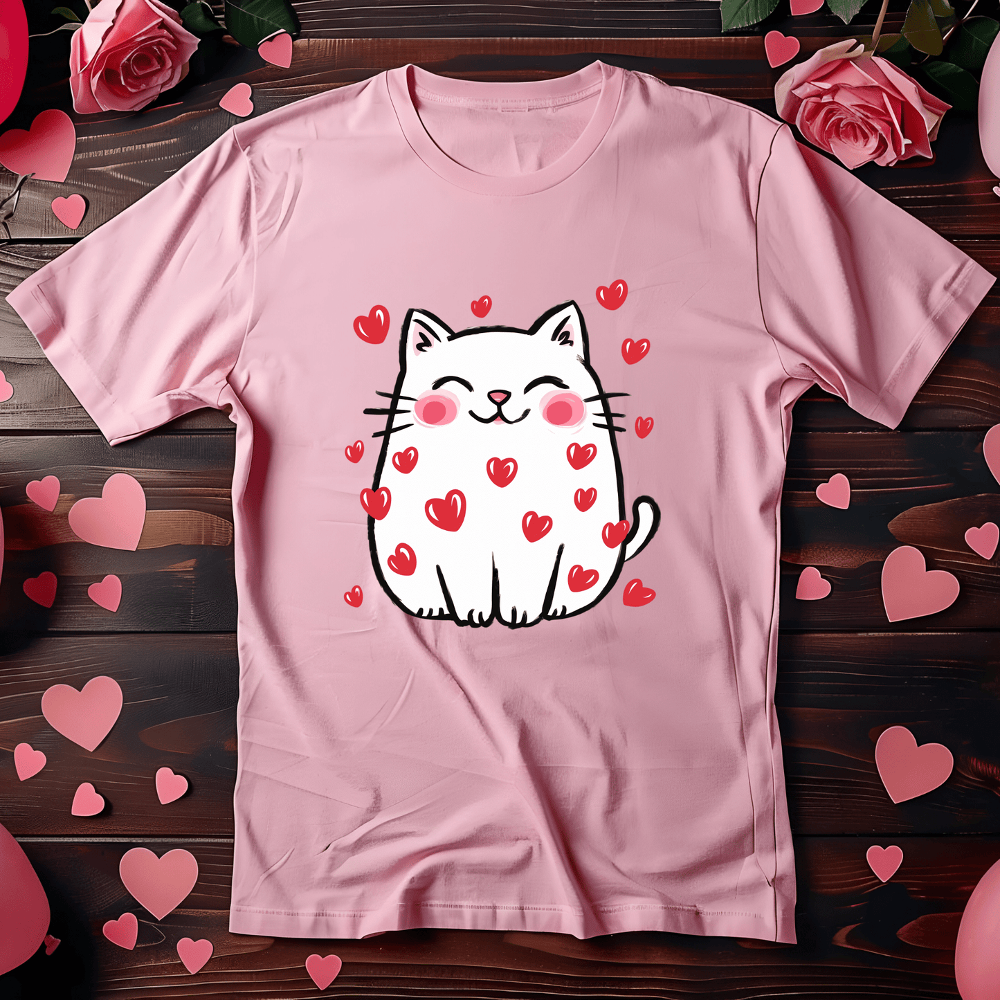 Ink and Charms Designs Sweatshirt 🐾❤️ Love is Purr-fect with Our Adorable Cat Design! ❤️🐾- T-shirt, Sweatshirt & Hoodie