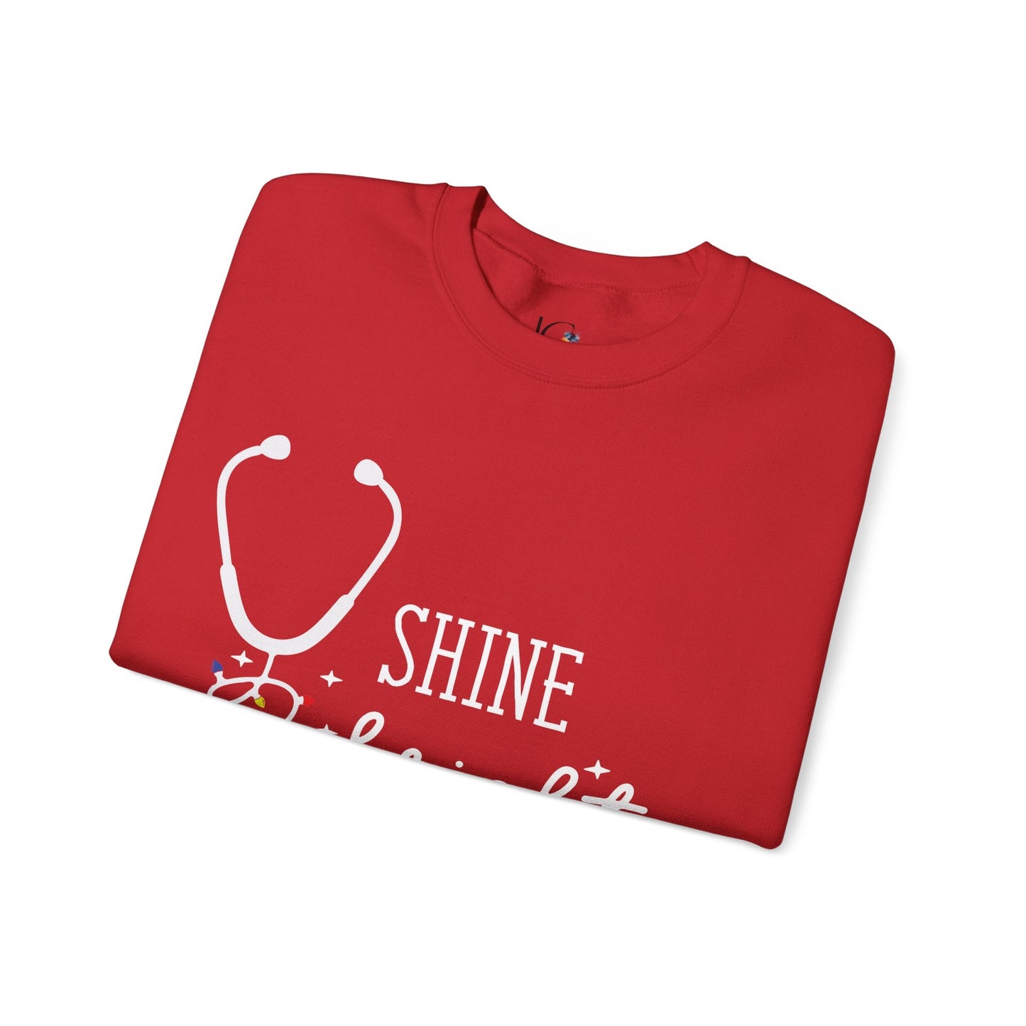 Ink and Charms Designs Sweatshirt Medical Team Unisex Sweatshirt - Shine Bright Call Light Design