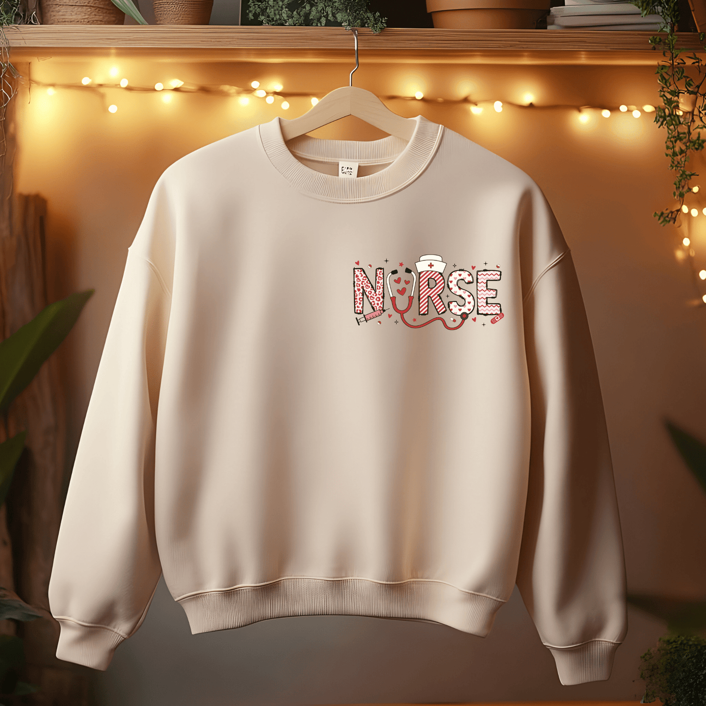 Ink and Charms Designs Sweatshirt Medical Team Unisex Sweatshirt - Shine Bright Call Light Design