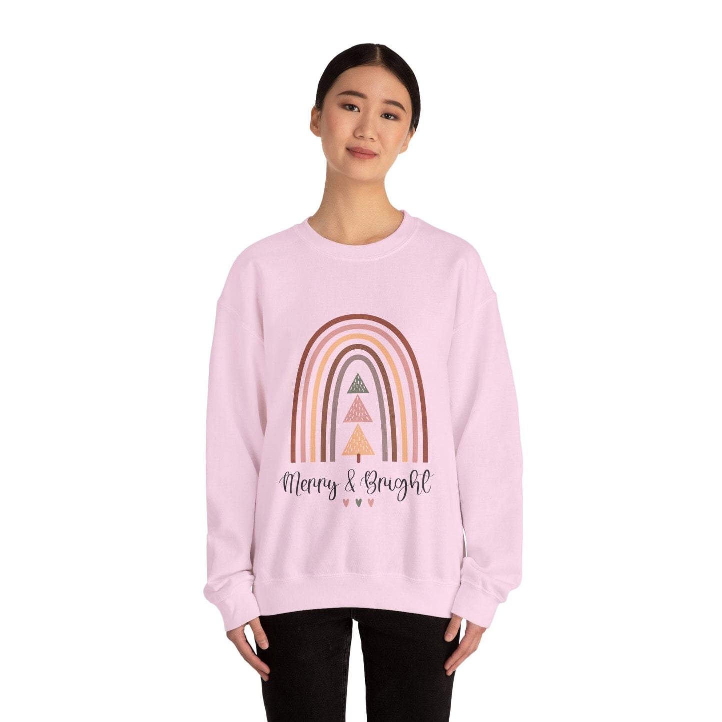 Ink and Charms Designs Sweatshirt Merry and bright Unisex Sweatshirt